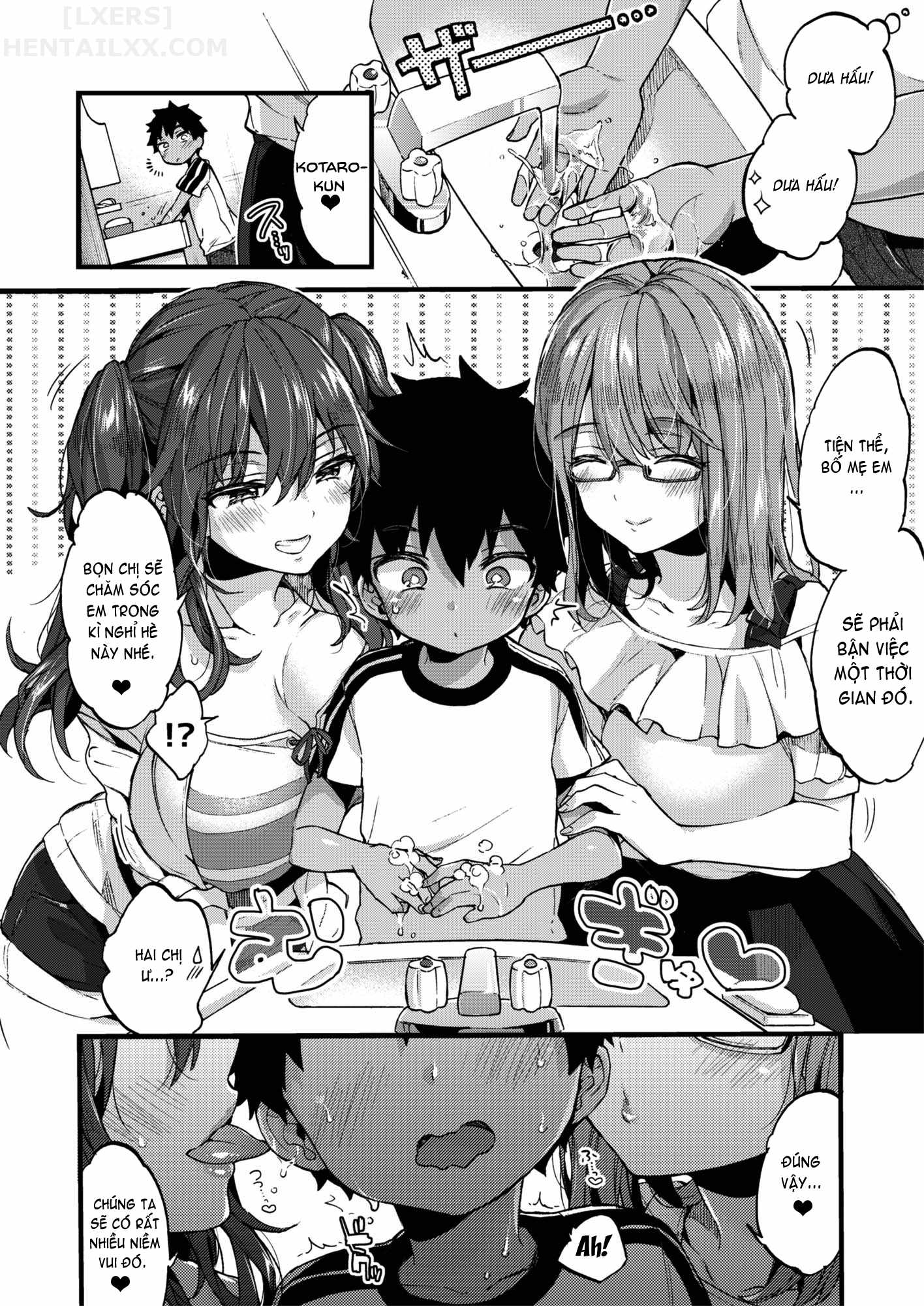 Đọc truyện hentai Fuyuyasumi Wa Itoko No Onee-Chan Ni Asonde Moraimashita. Chap 2