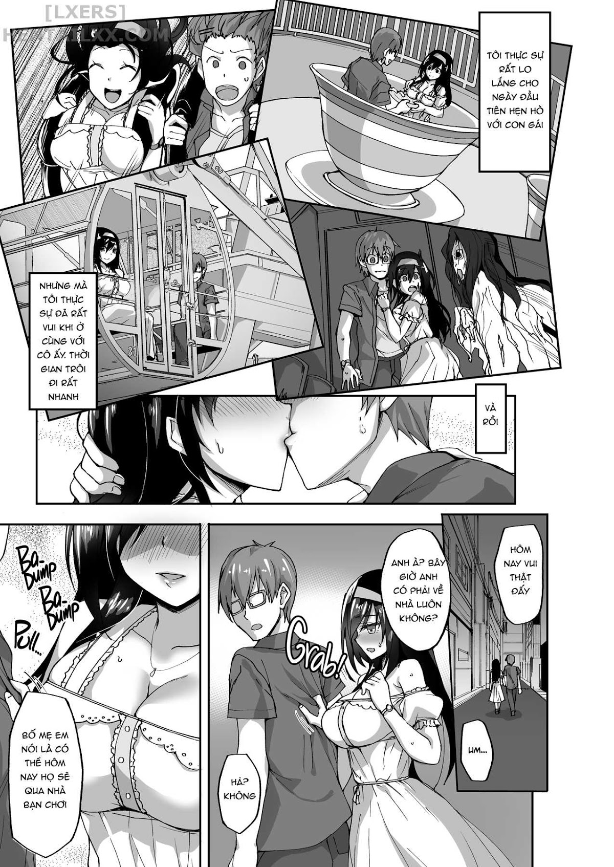 Đọc truyện hentai Netorare Kouhai Kanojo Chap 1 Taken and Fucked Behind His Back