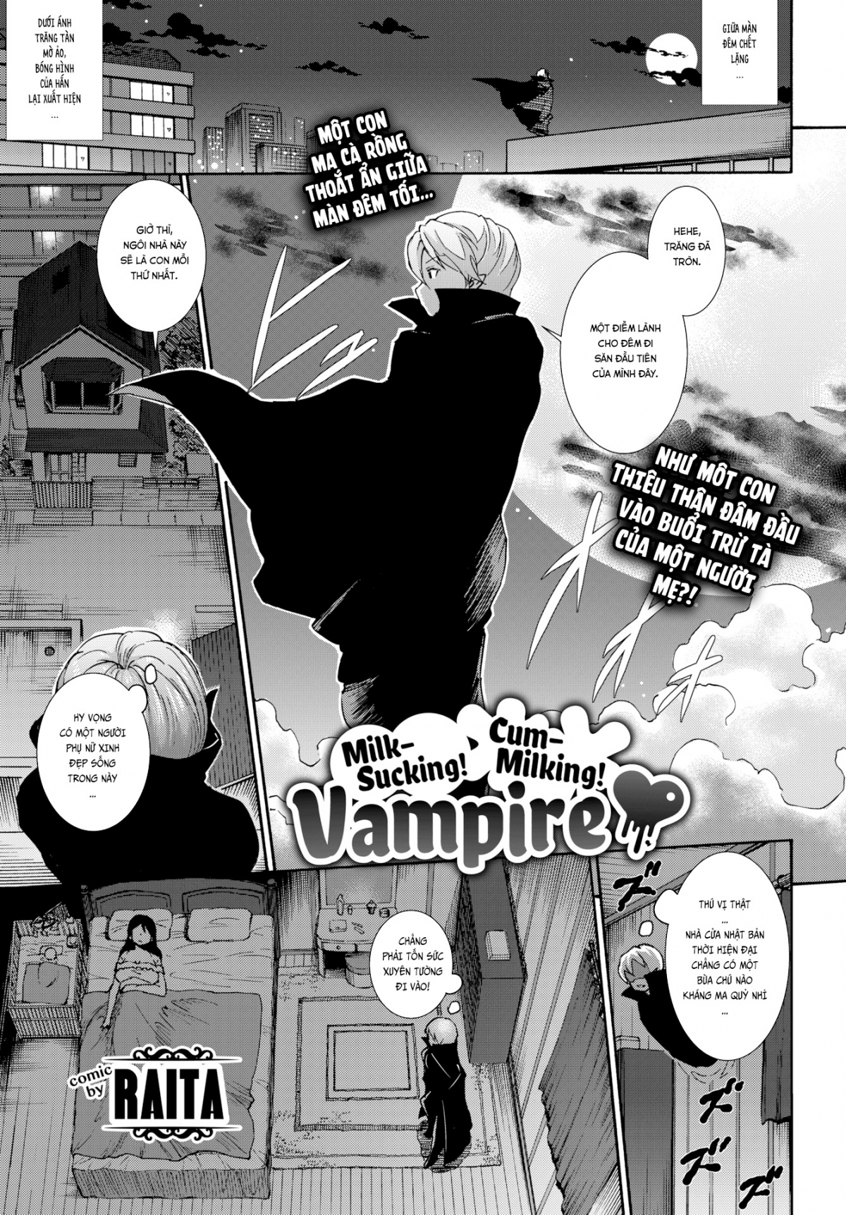 Đọc truyện hentai Milk-Sucking! Cum-Milking! Vampire Nửa Shot Đầu Tiên Một Con Ma Ca Rồng!