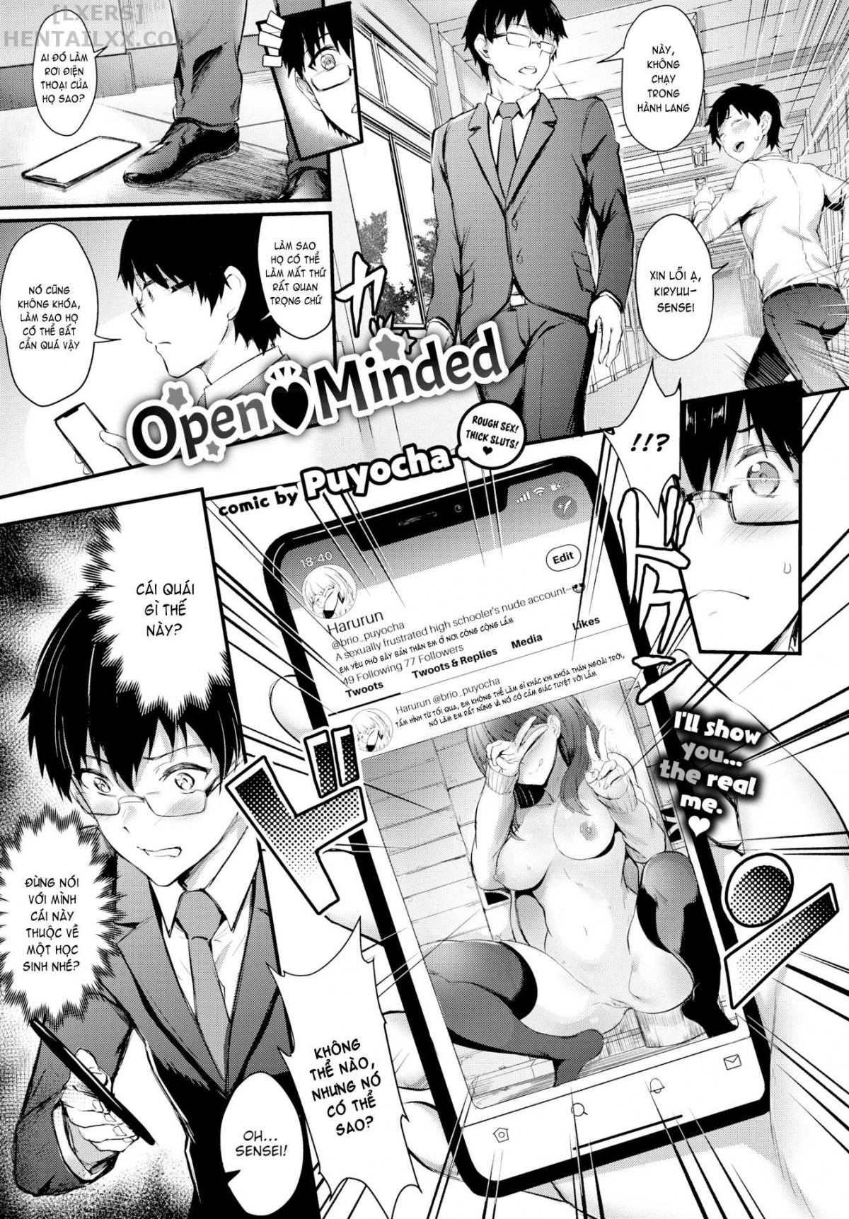 Đọc truyện hentai Onaho Bitch (Trọn bộ) Chap 7: Open ♥ Minded