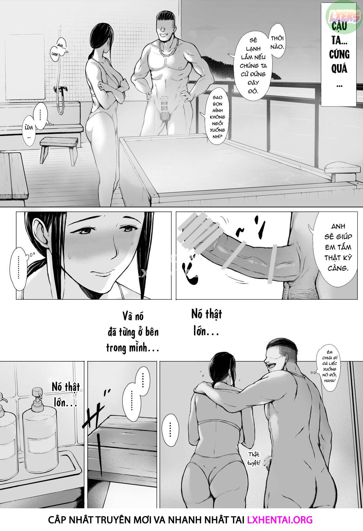 Đọc truyện hentai Hahagui Ottori Okaasan ga Toshishita Yarichin ni Nerawareru Toki Chap 2A