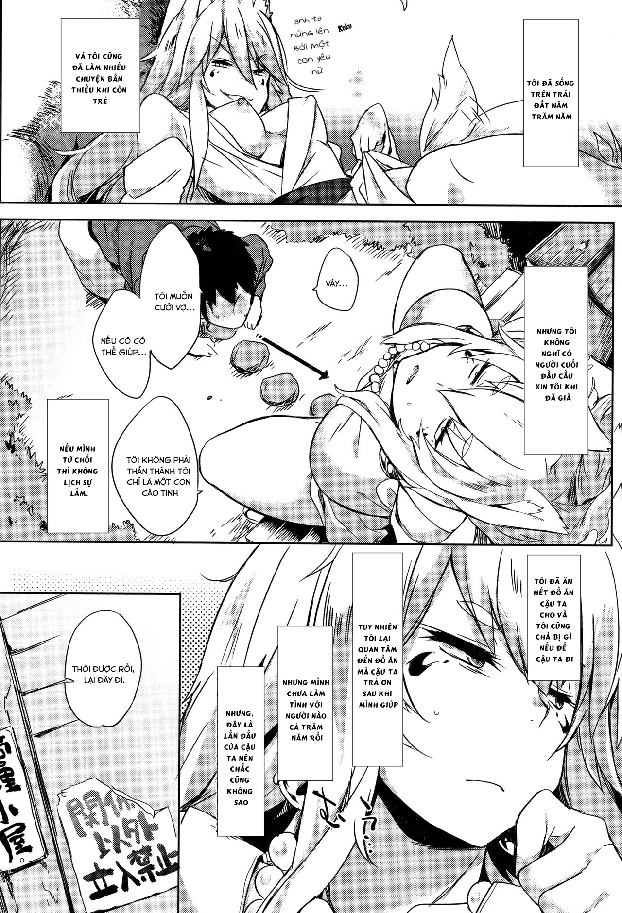 Đọc truyện hentai Kitsune ya Konkon Chap 1