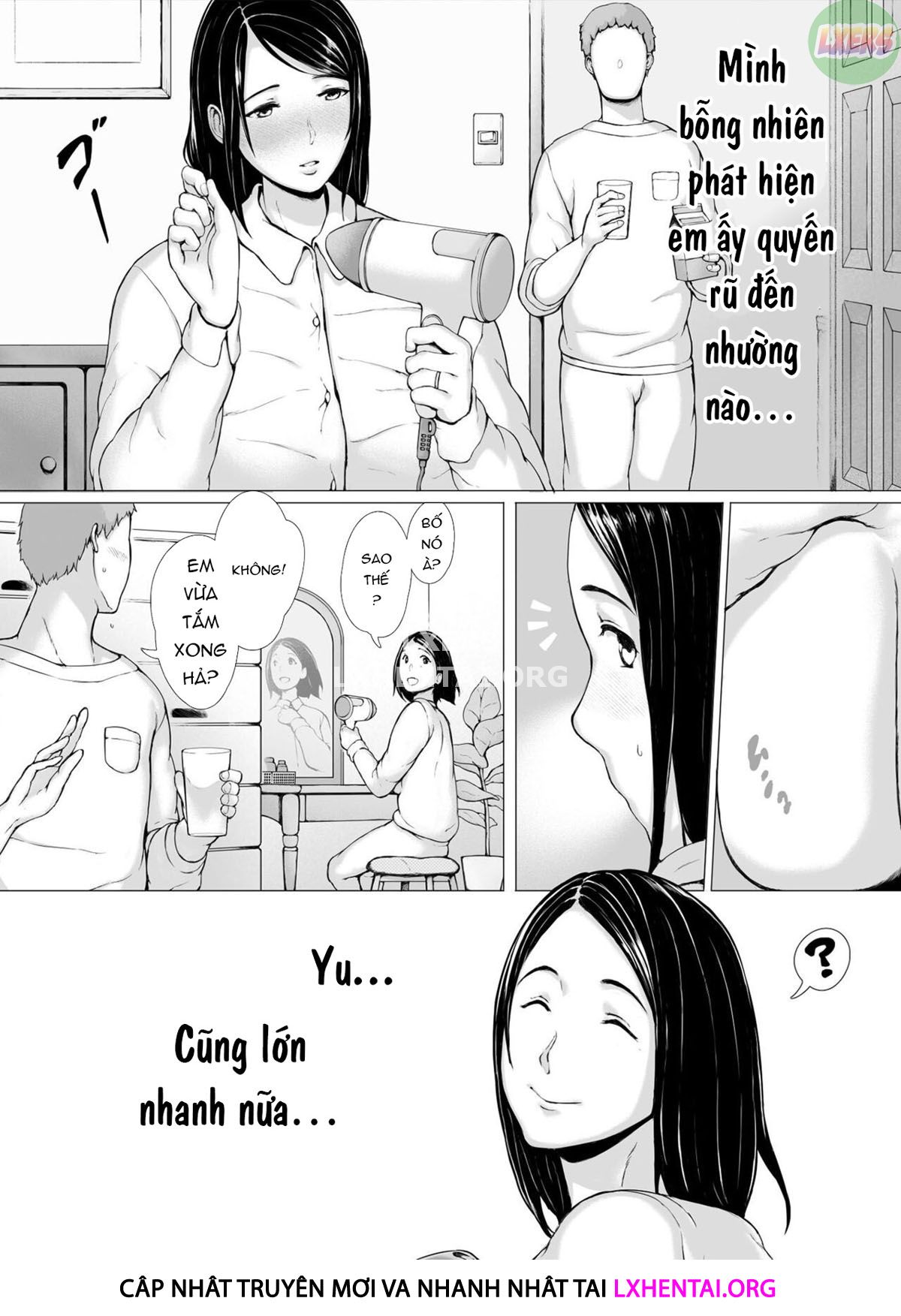 Đọc truyện hentai Hahagui Ottori Okaasan ga Toshishita Yarichin ni Nerawareru Toki Chap 3A