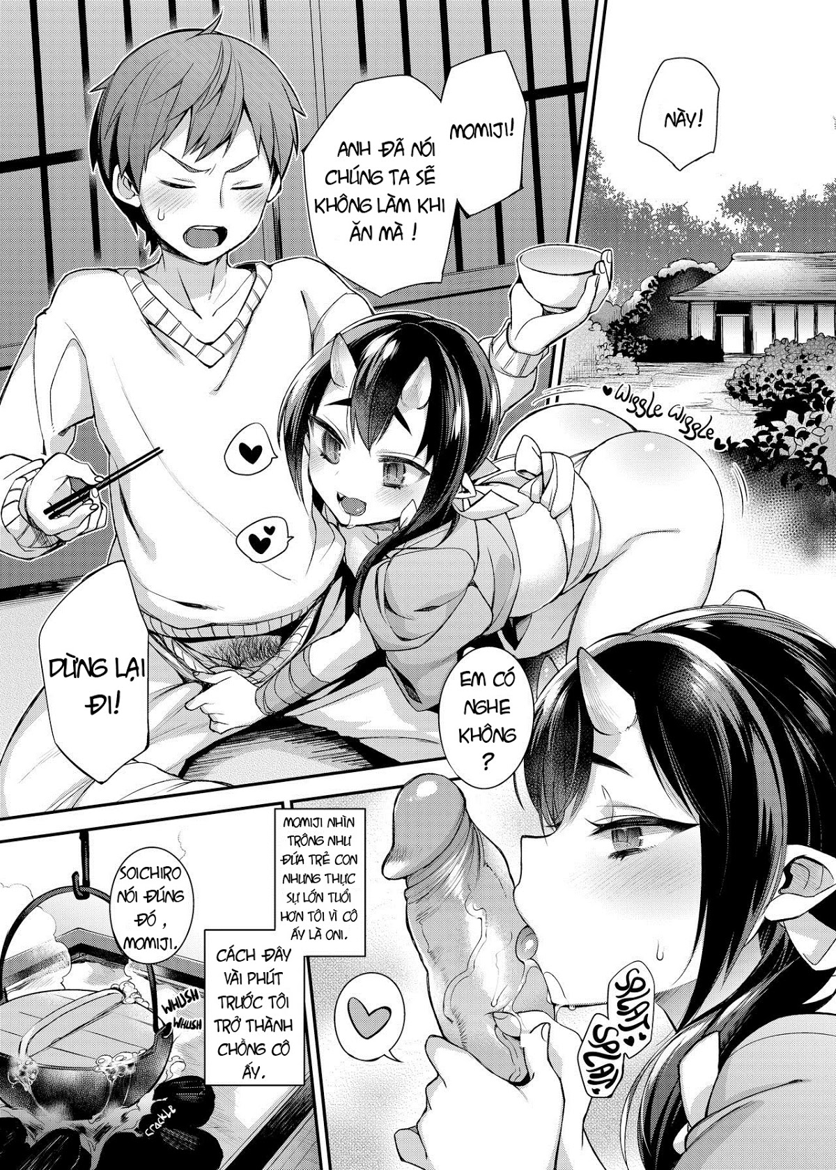 Đọc truyện hentai Hitonarazaru Oyomesama (Trọn bộ) Chap 3: Mating with Oni Mother