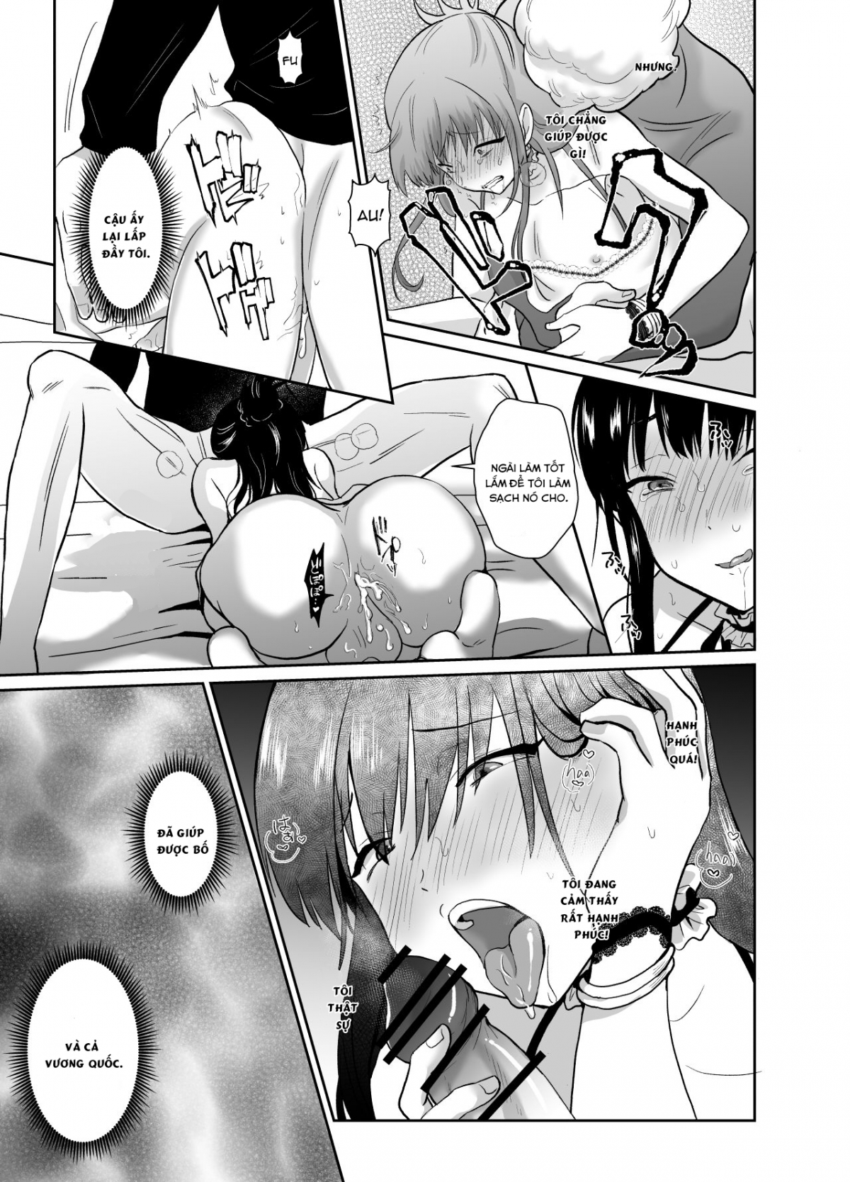 Đọc truyện hentai Kawaisou na Ouji-sama wa Warui Mahou de Oshiro no Mesu Benki ni Sarete Shimaimashita Chap 1