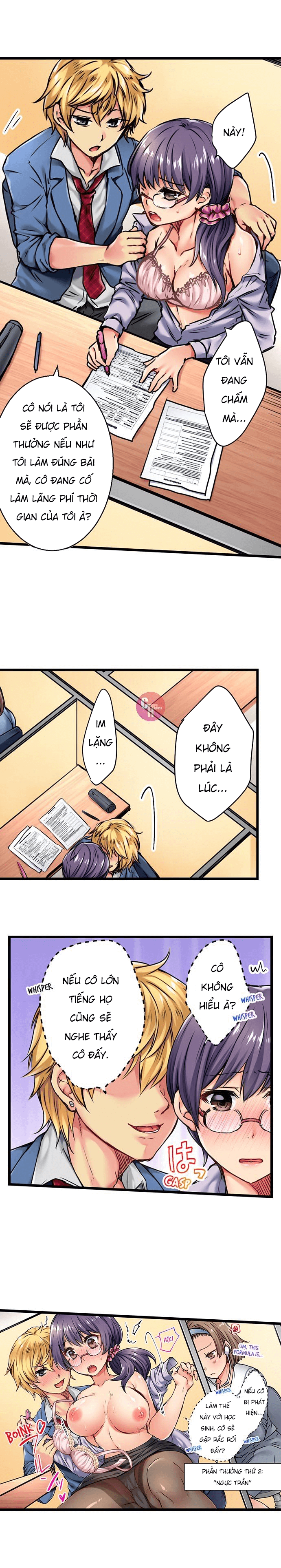 Đọc truyện hentai Thưởng cho học sinh bằng cách chịch! Chap 2: Được thưởng