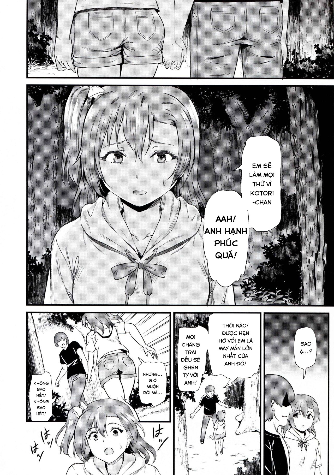 Đọc truyện hentai Joshidaisei Kosaka Honoka no YariCir Jikenbo (Love Live!) Oneshot