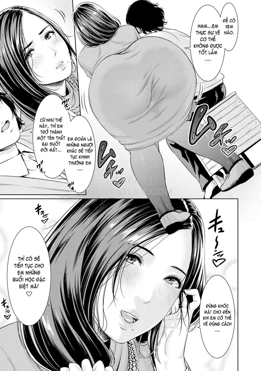 Đọc truyện hentai Sensei wa Seiyoku o Osaerarenai Chap 1 Let me Sketch you!