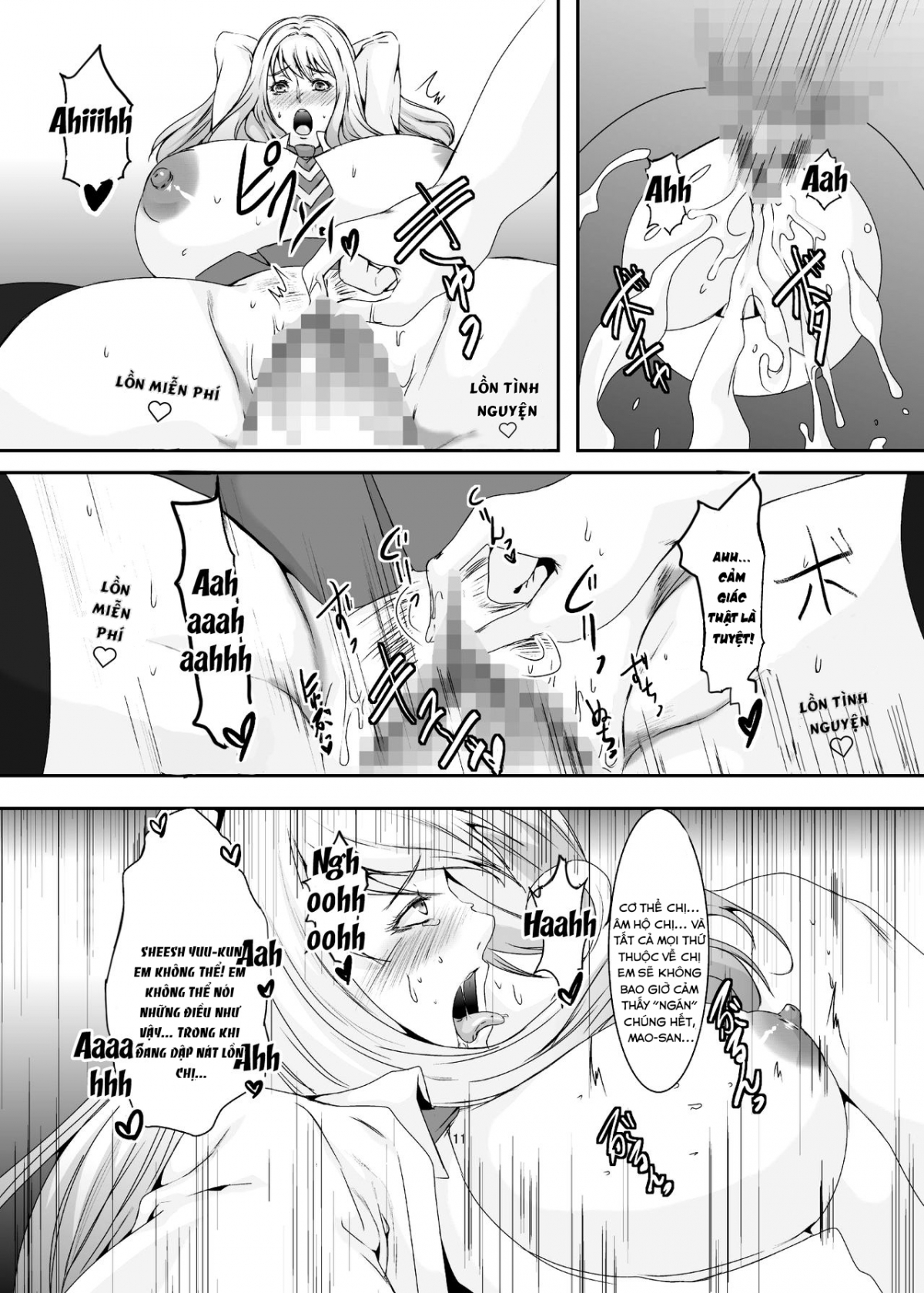 Đọc truyện hentai Oku-sama wa Moto Yariman Chap 4