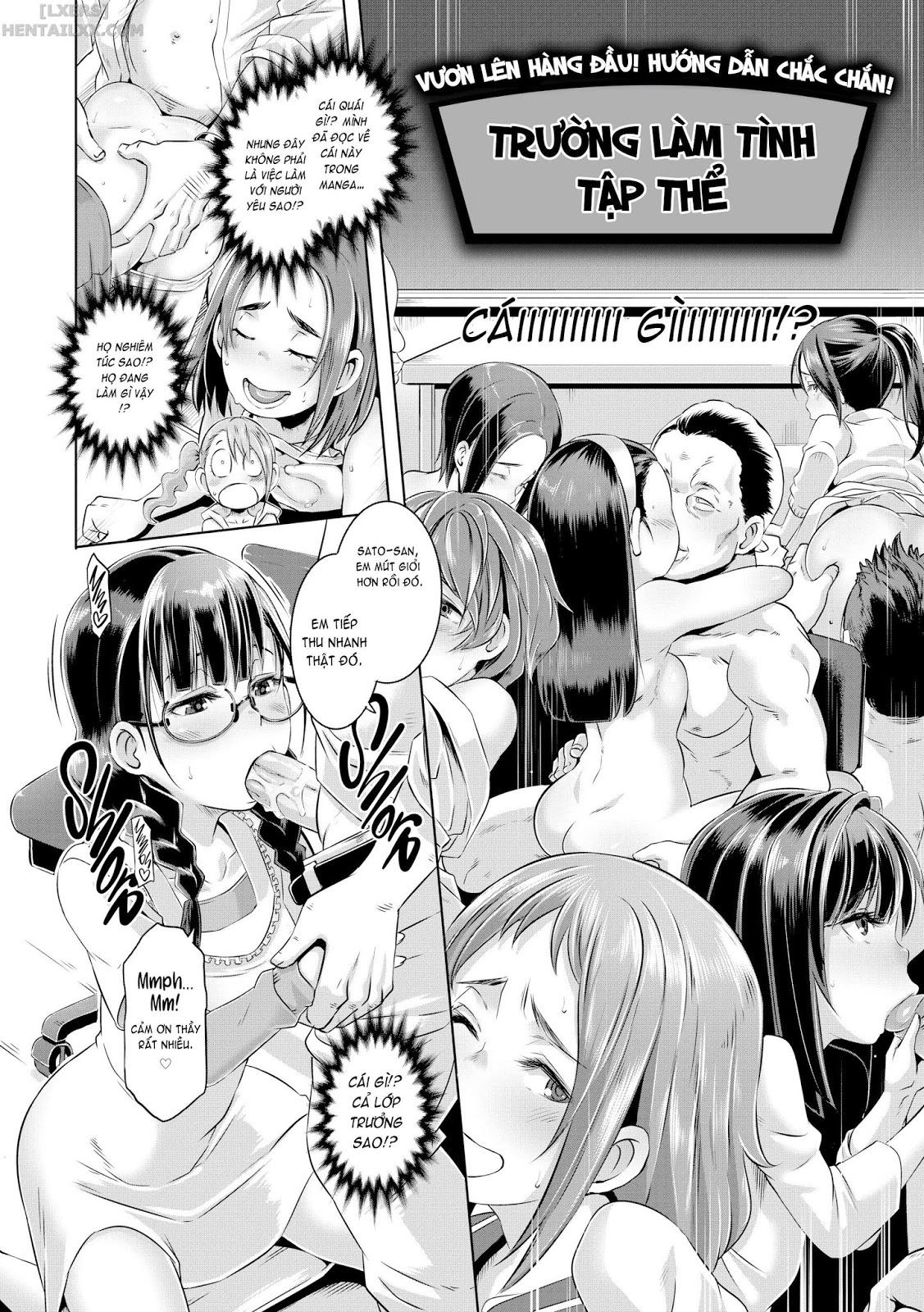 Đọc truyện hentai Dirty Docking! Chap 9 Reach For The Top! Surefire Guidance! Group Sex Cram School