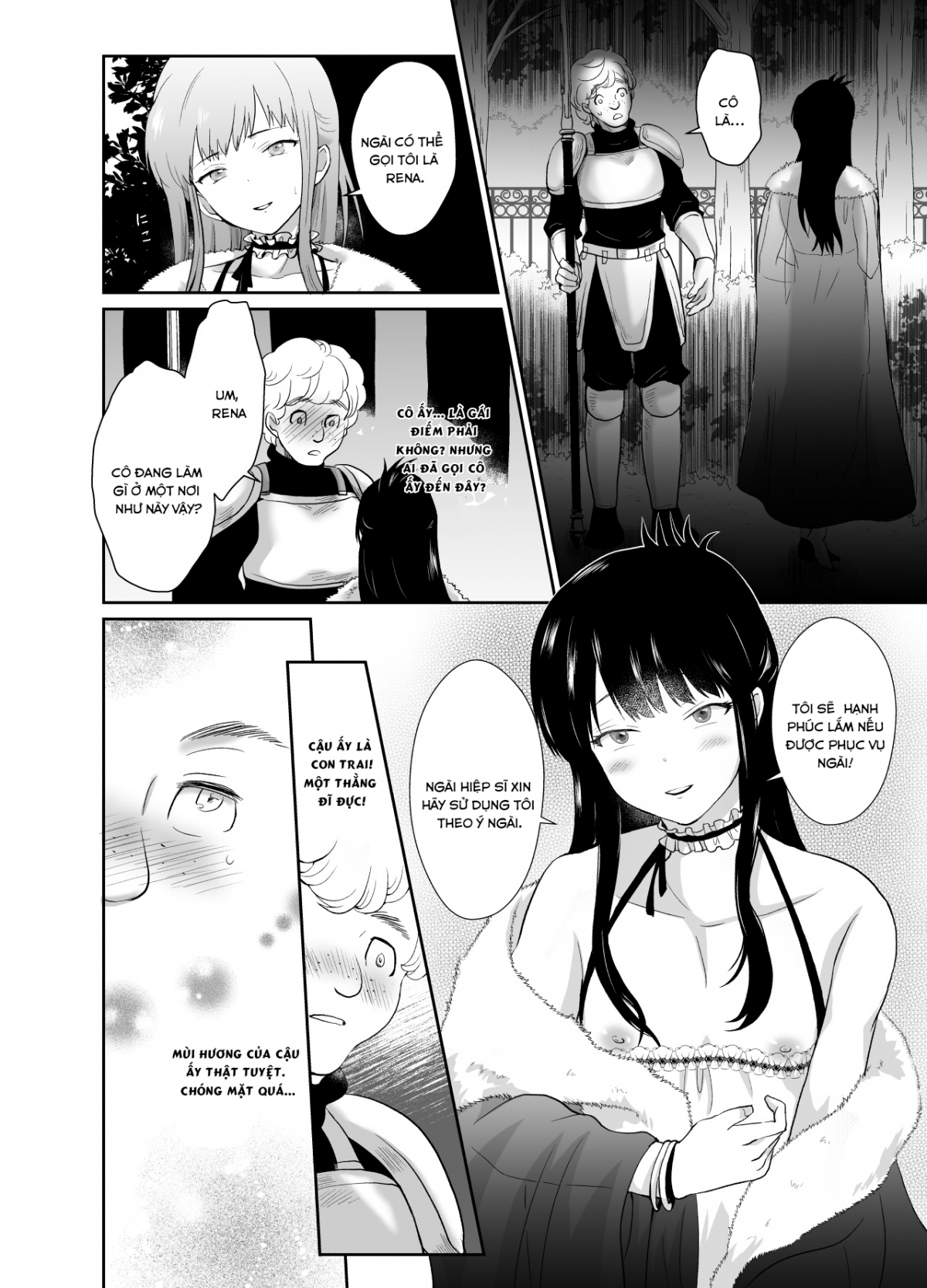 Đọc truyện hentai Kawaisou na Ouji-sama wa Warui Mahou de Oshiro no Mesu Benki ni Sarete Shimaimashita Chap 1