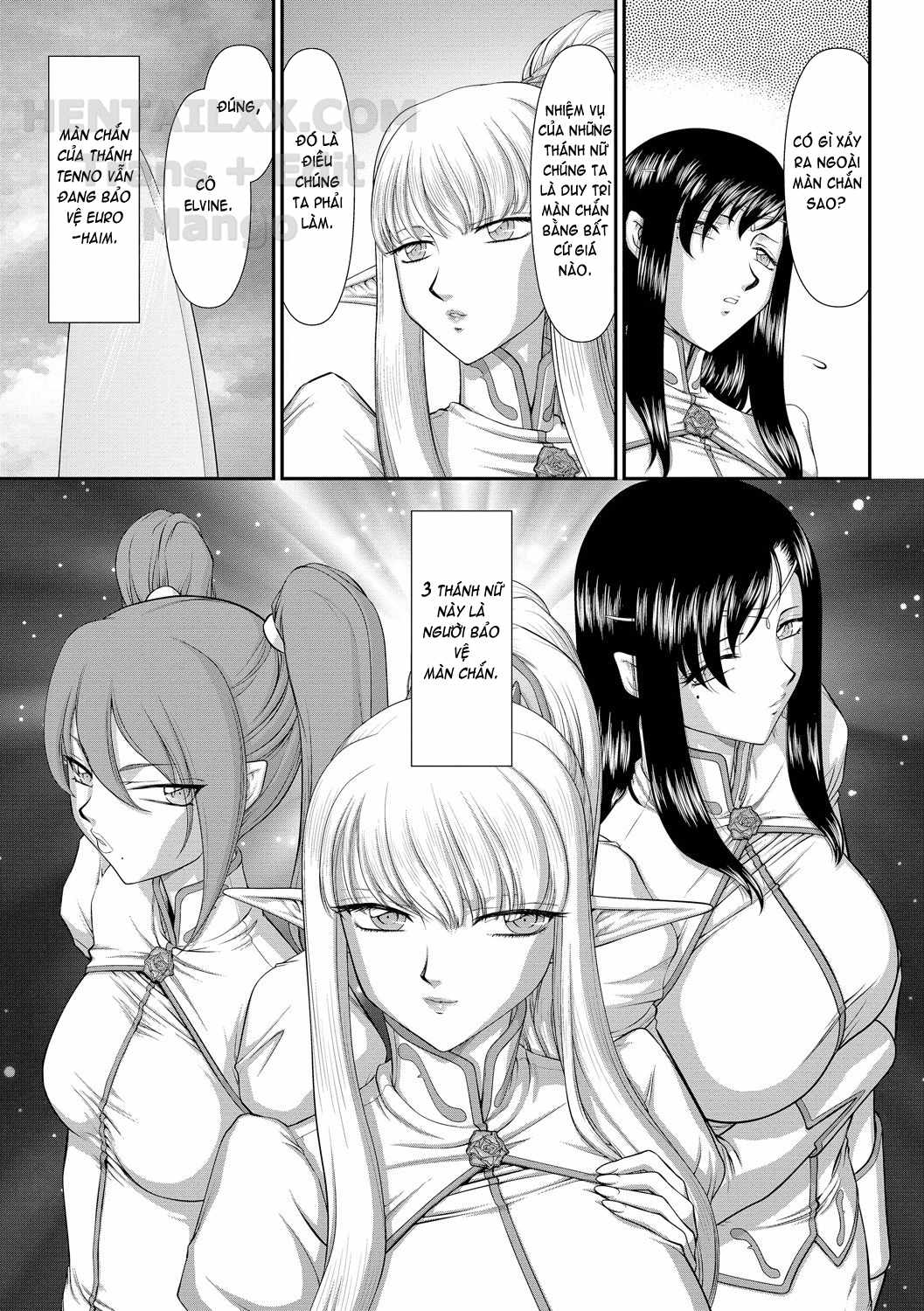 Đọc truyện hentai Inraku No Seijo Elvine Chap 1