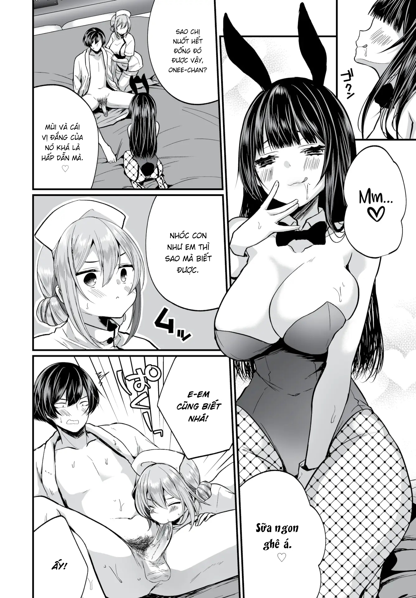 Đọc truyện hentai Gái Ngoan Lớp Tôi Hoá Ra Lại Là Dâm Nữ!? Chap 8 Chị Chị Em Em