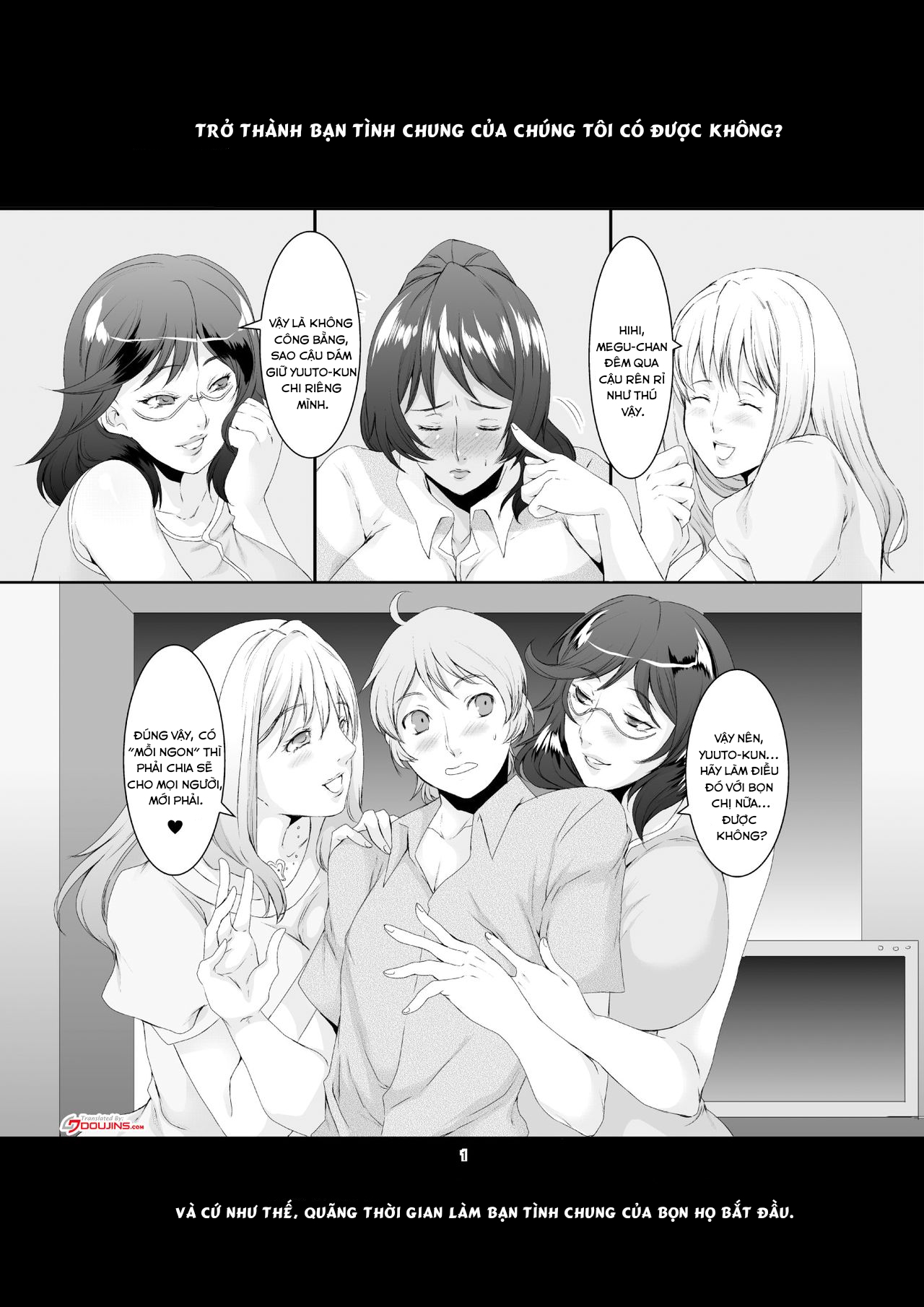 Đọc truyện hentai Oku-sama wa Moto Yariman Chap 2