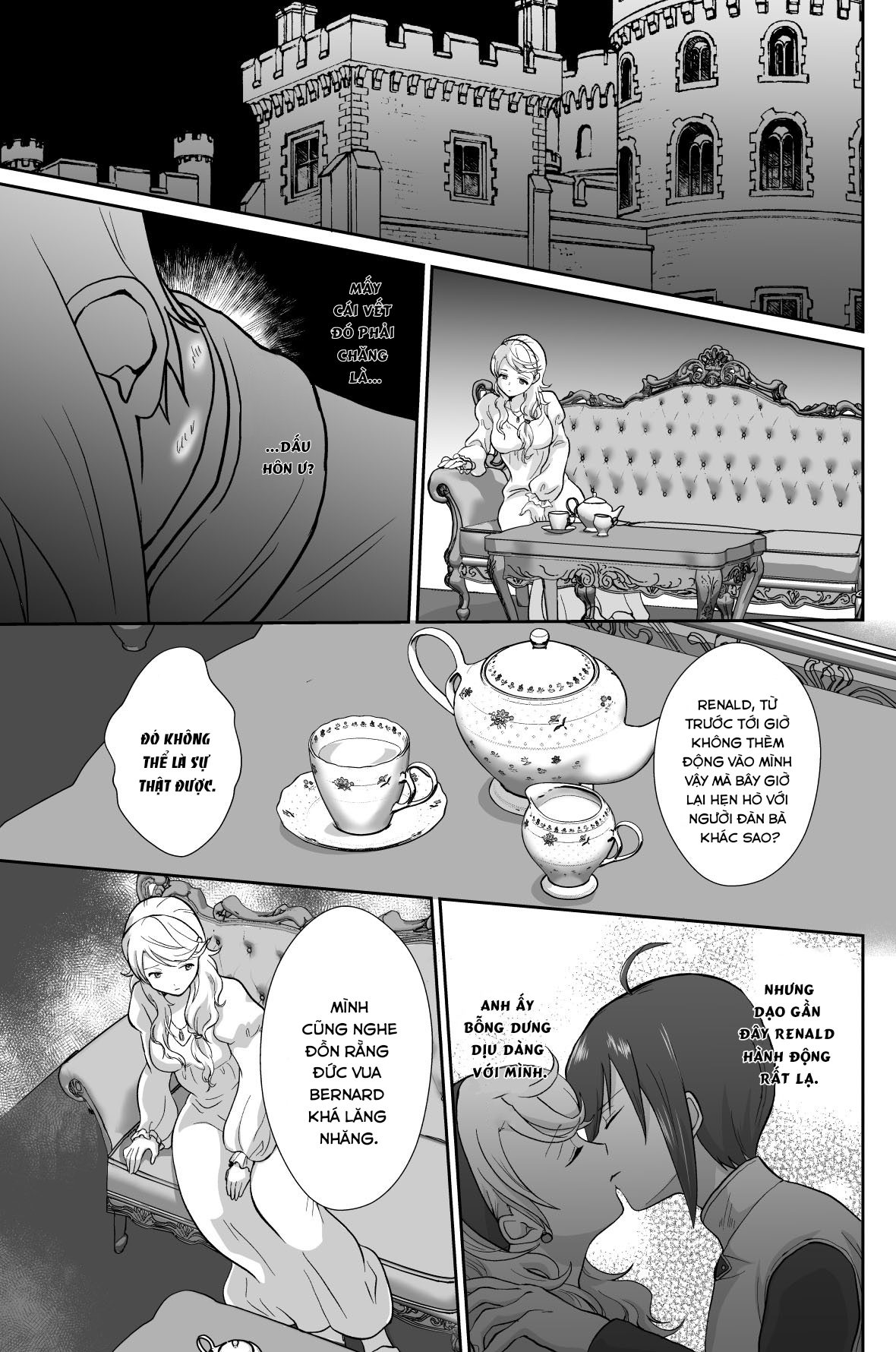 Đọc truyện hentai Kawaisou na Ouji-sama wa Warui Mahou de Oshiro no Mesu Benki ni Sarete Shimaimashita Chap 2