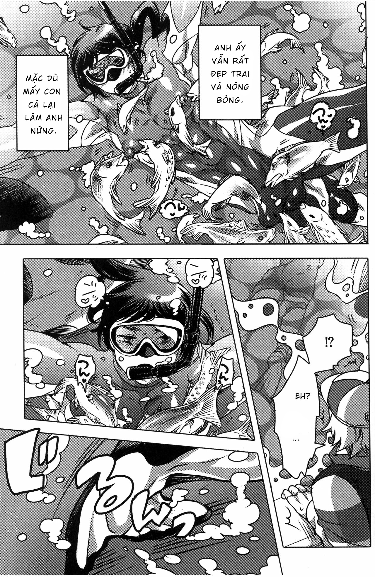 Đọc truyện hentai Ryoushi no Kimagure Sakanaryouri ~Howaitososu wo soete~ Oneshot thui~