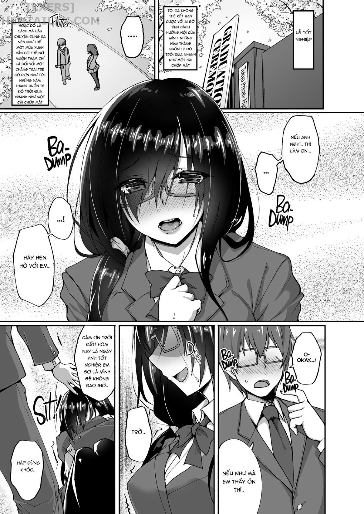 Đọc truyện hentai Netorare Kouhai Kanojo Chap 1 Taken and Fucked Behind His Back