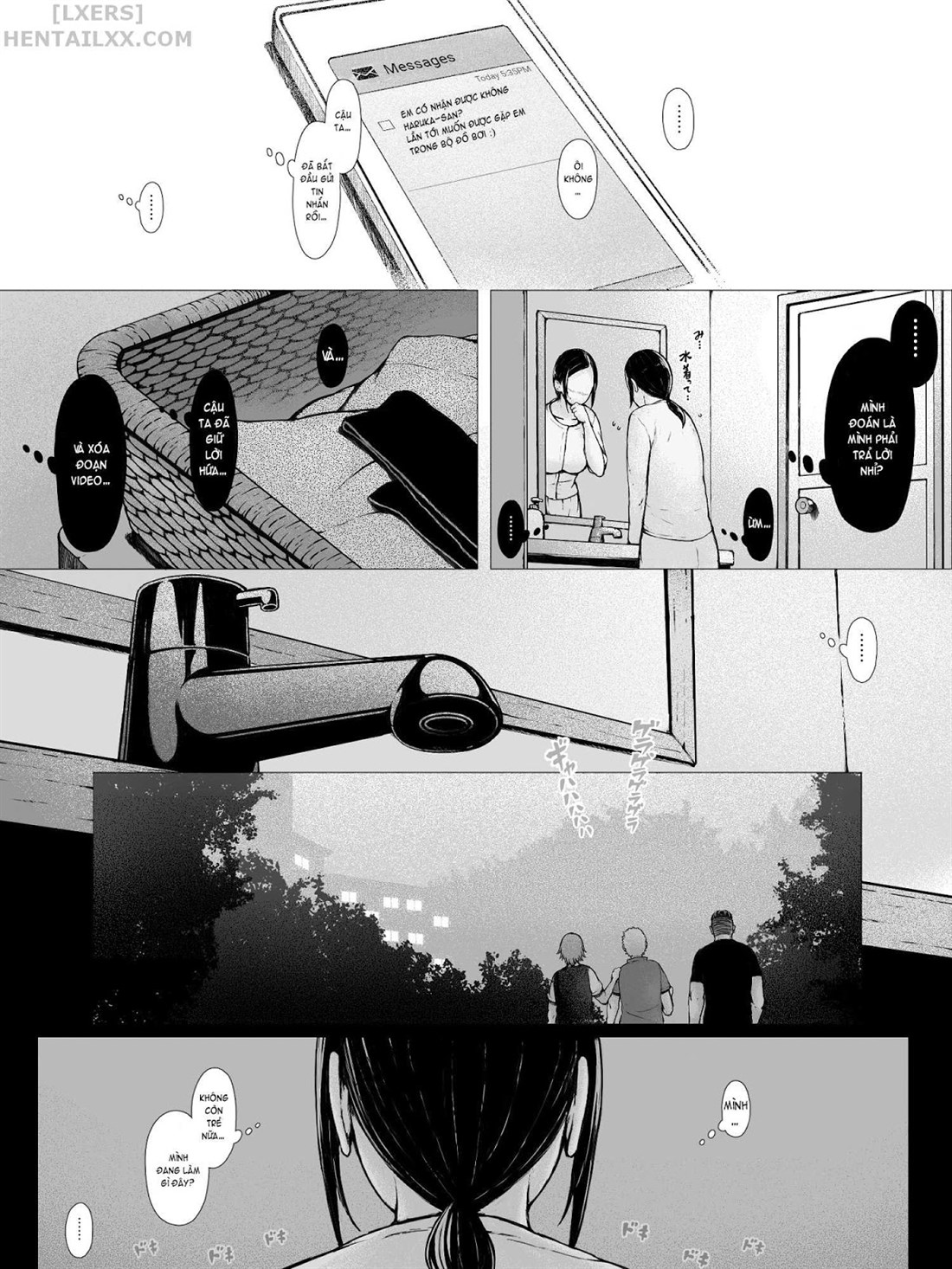 Đọc truyện hentai Hahagui Ottori Okaasan ga Toshishita Yarichin ni Nerawareru Toki Chap 1C