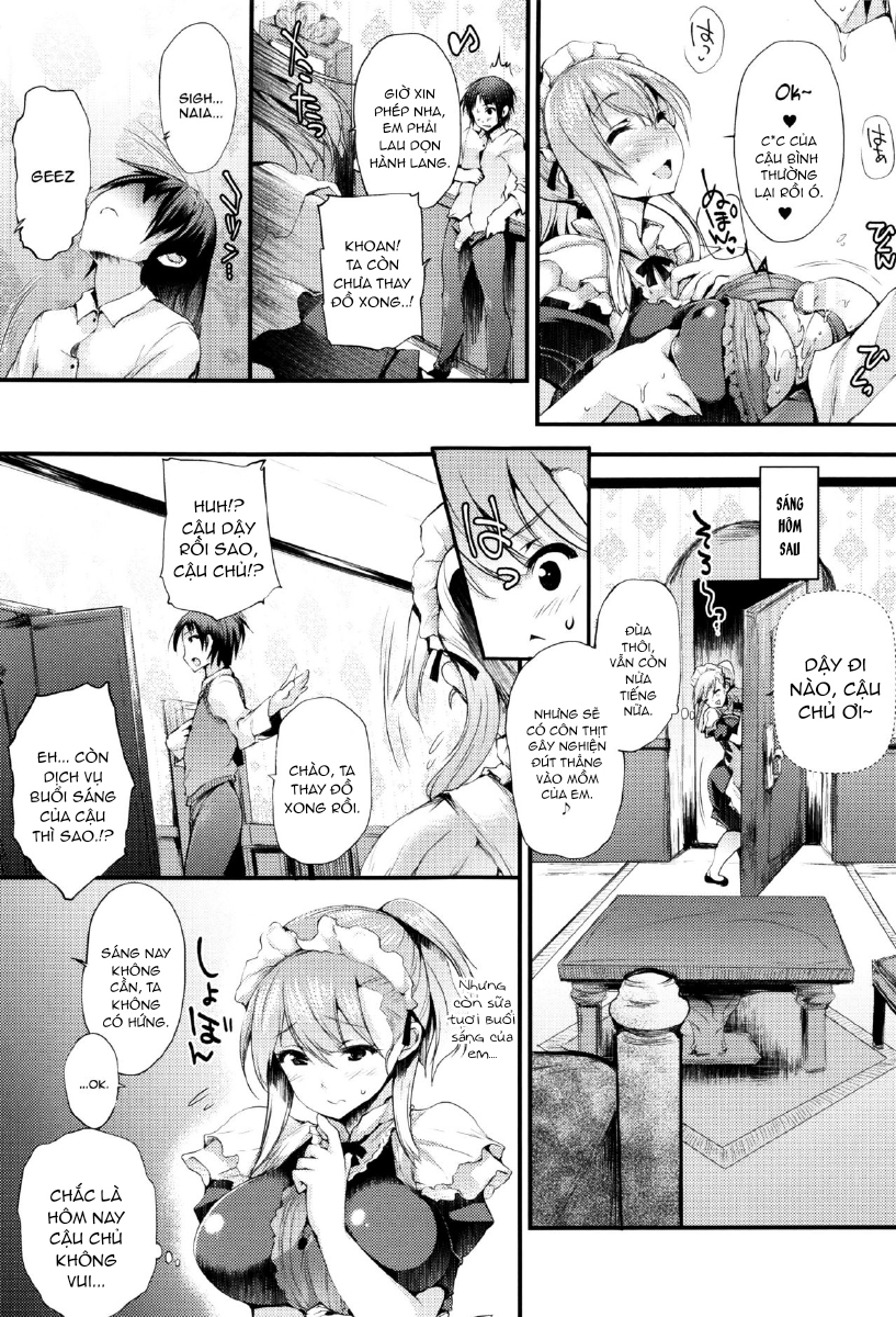 Đọc truyện hentai Sakusaku Meat Pie Chap 3 Hầu Gái Hứng Tình
