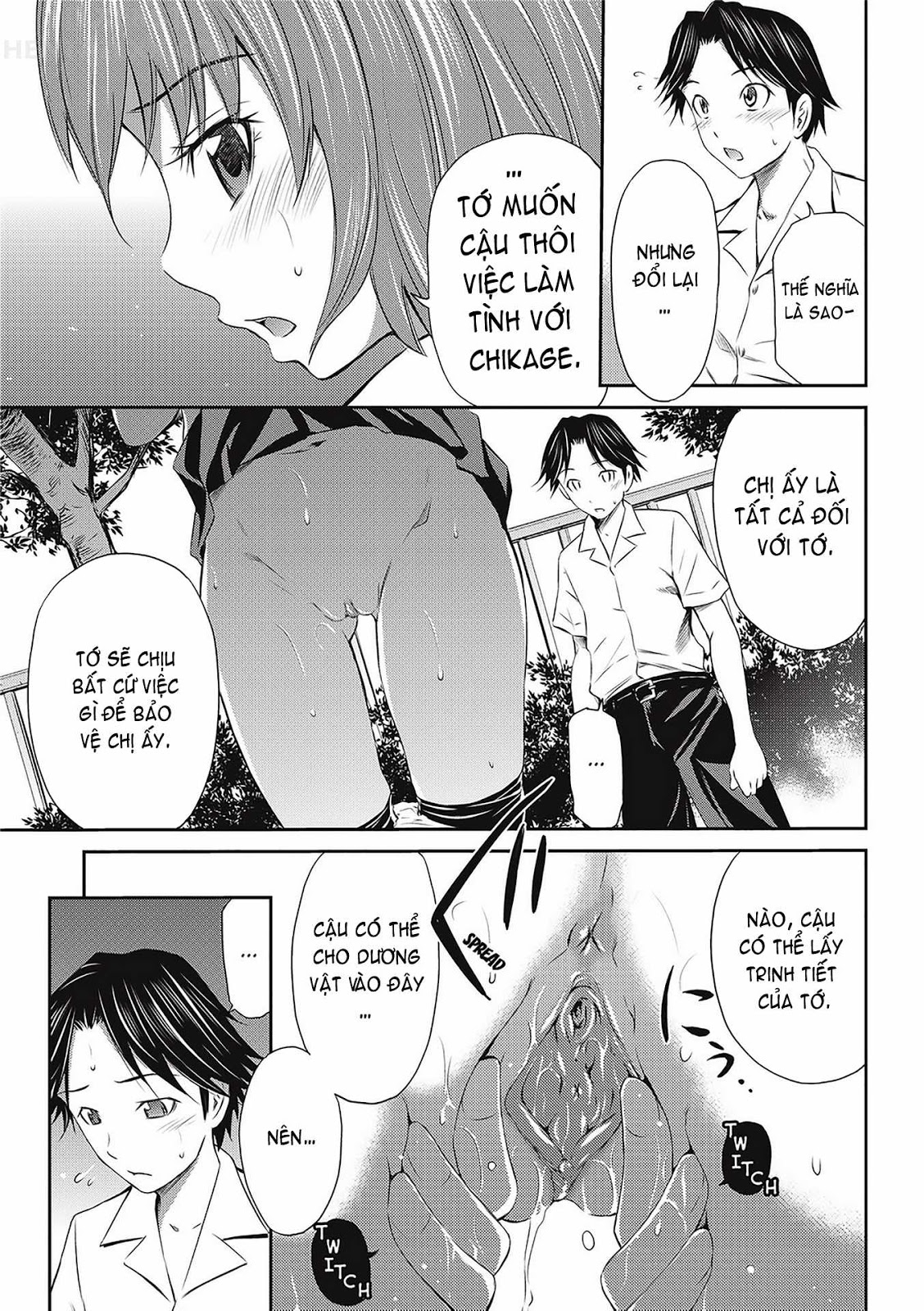 Đọc truyện hentai Peachy Triangle Chap 2