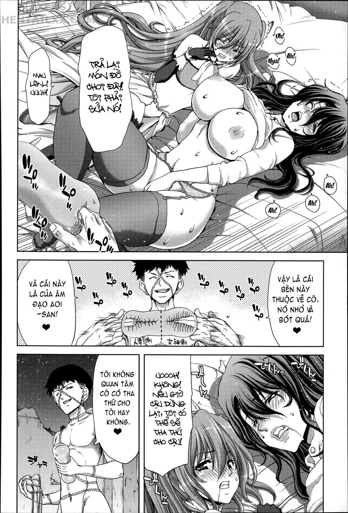 Đọc truyện hentai Mesuochi Z ~Kyousei Ninkatsu Haigou Zukan Chap 9 END