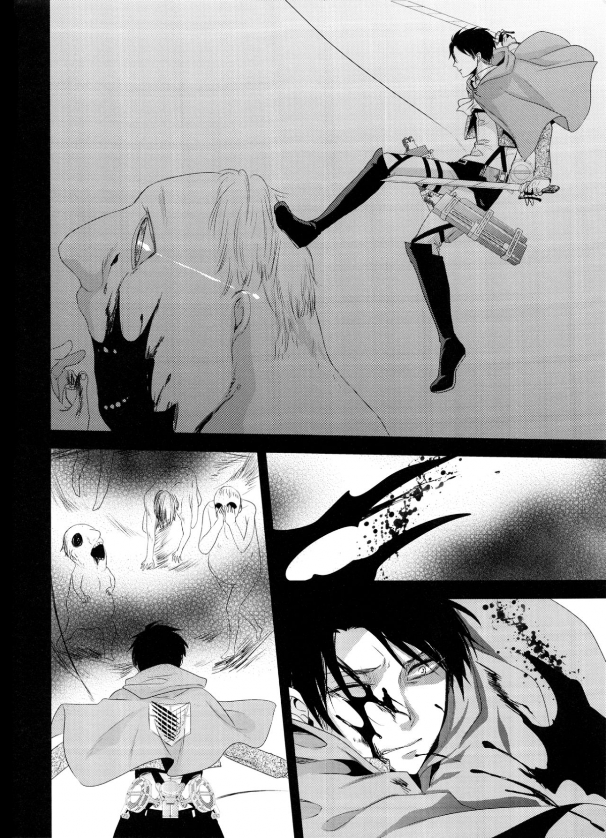 Đọc truyện hentai Kiss me once again (Shingeki no Kyojin) Chap 3