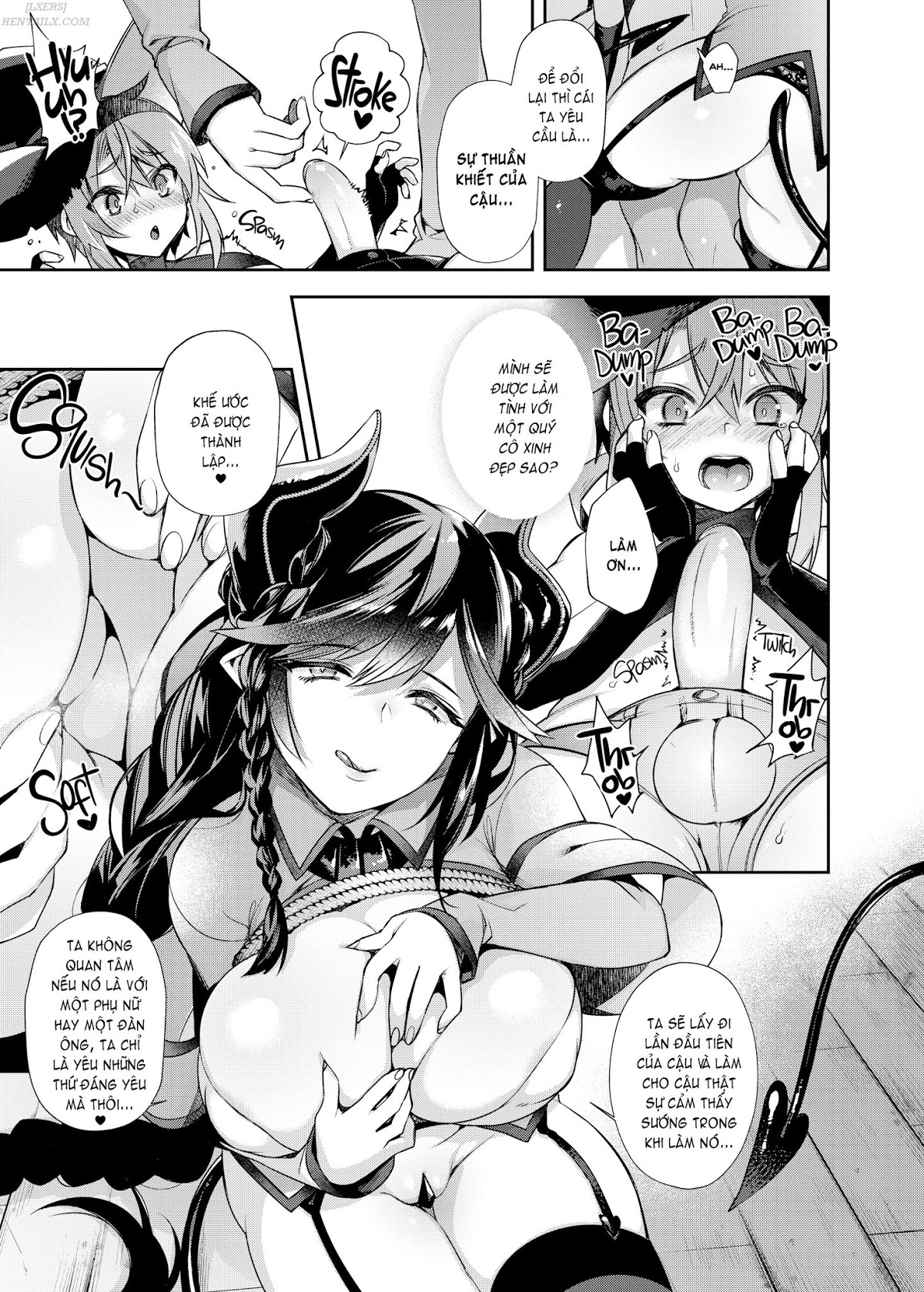 Đọc truyện hentai Hitonarazaru Oyomesama (Trọn bộ) Chap 8: Thou Shalt Giveth Thy Purity to me (End)