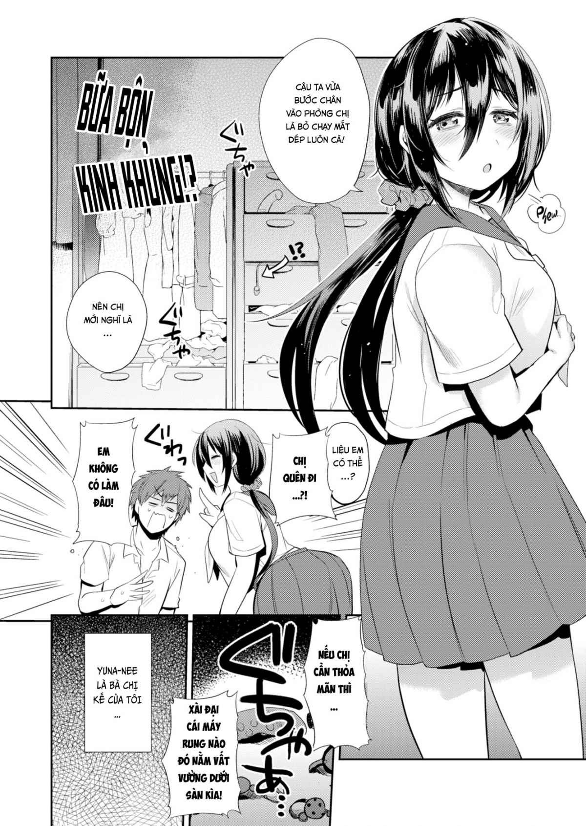 Đọc truyện hentai Tôi Có Bà Chị Thèm Cá Chà Bặc! Oneshot