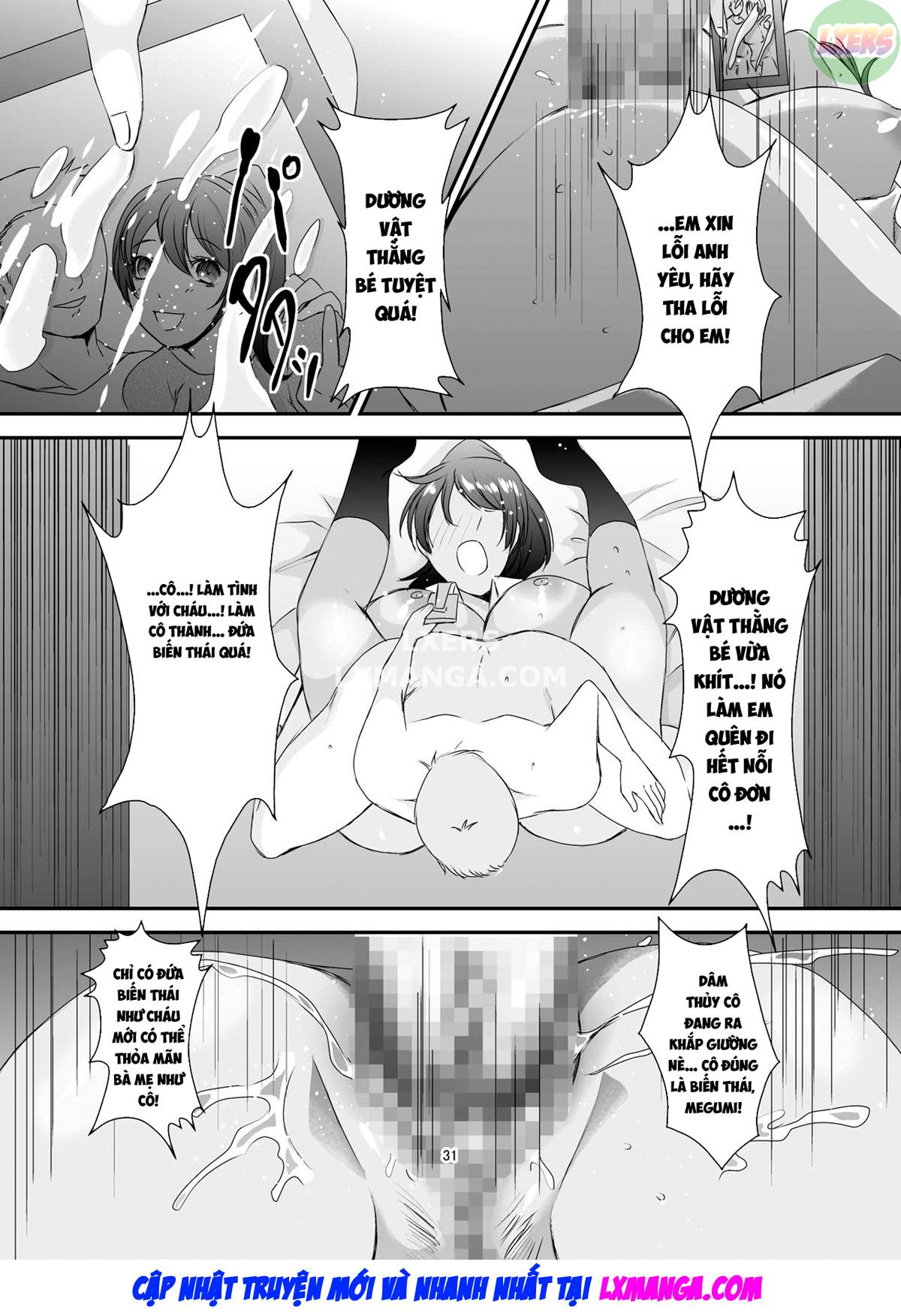 Đọc truyện hentai Oku-sama wa Moto Yariman Chap 8 END