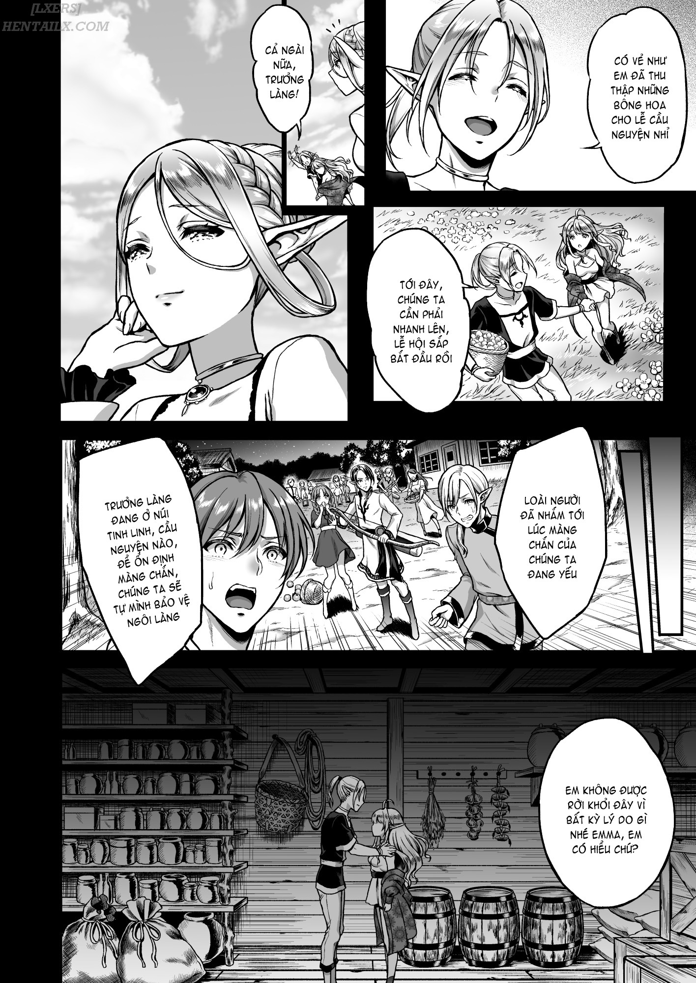 Đọc truyện hentai Tasogare No Shou Elf Chap 2