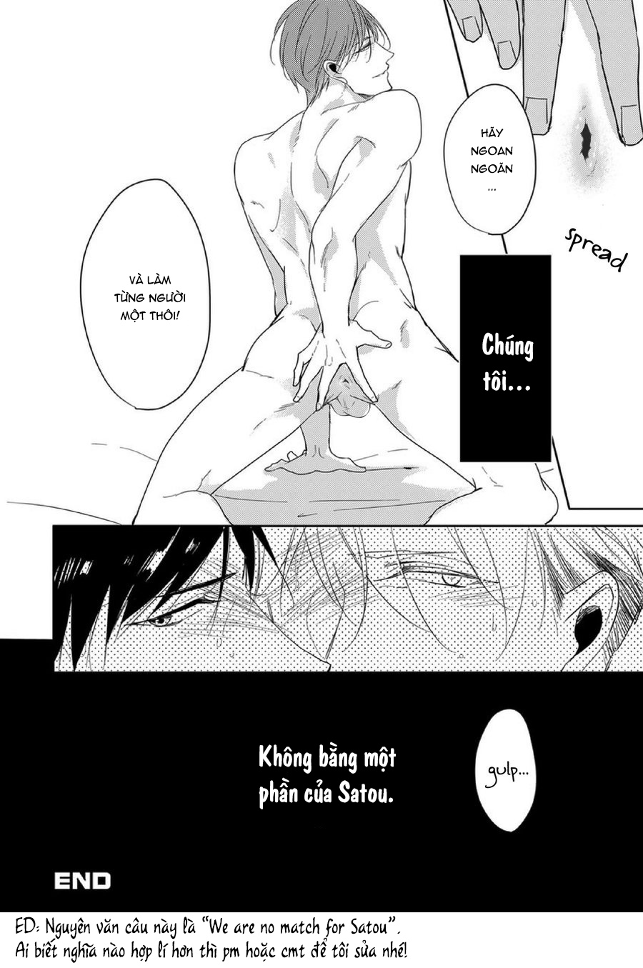 Đọc truyện hentai [Yaoi] Satou-kun ni wa Kanawanai Oneshot