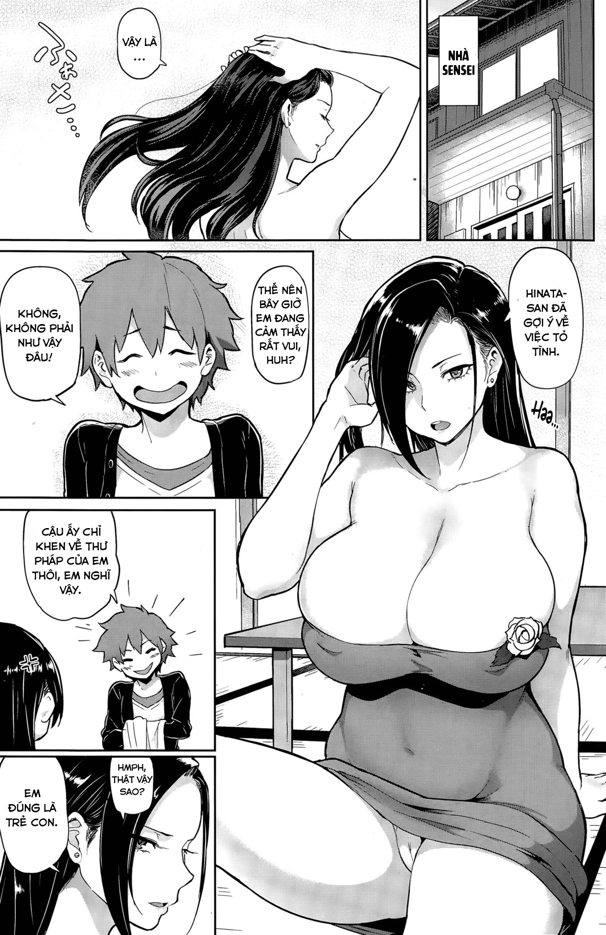Đọc truyện hentai Sensei xinh đẹp của tôi Chap 2