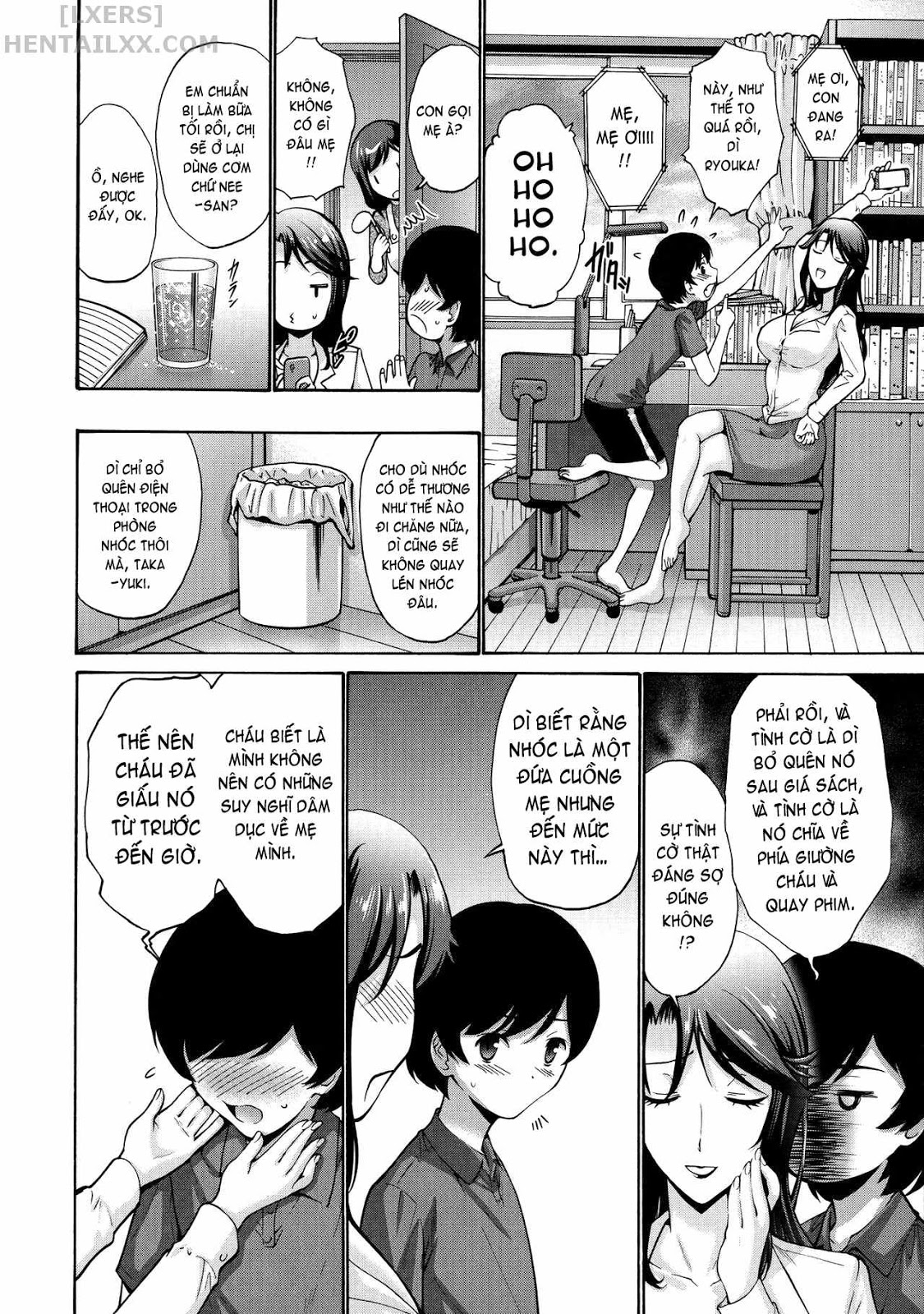 Đọc truyện hentai His Mother is My Love Hole Chap 6