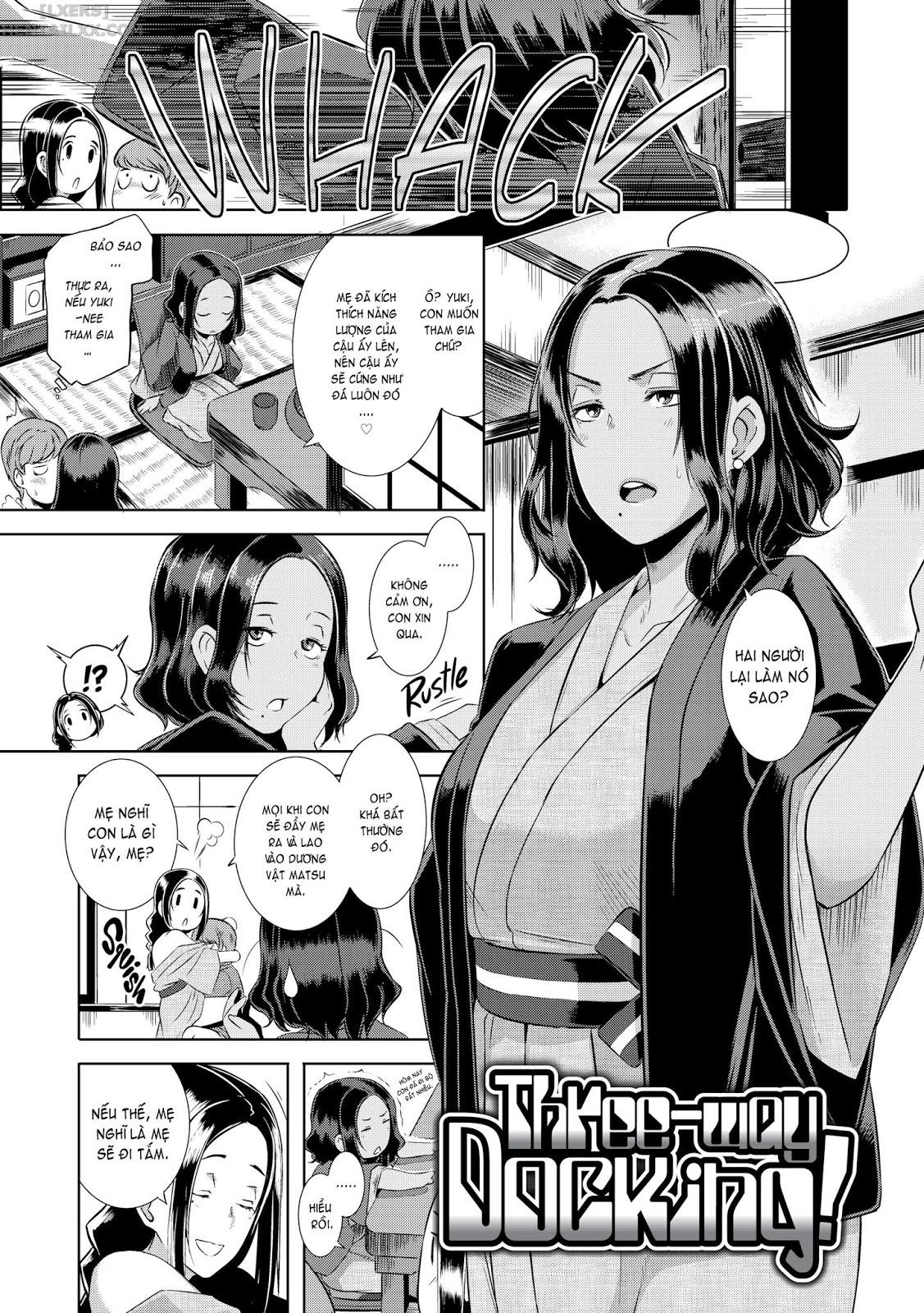Đọc truyện hentai Dirty Docking! Chap 3 Three-Way Docking!