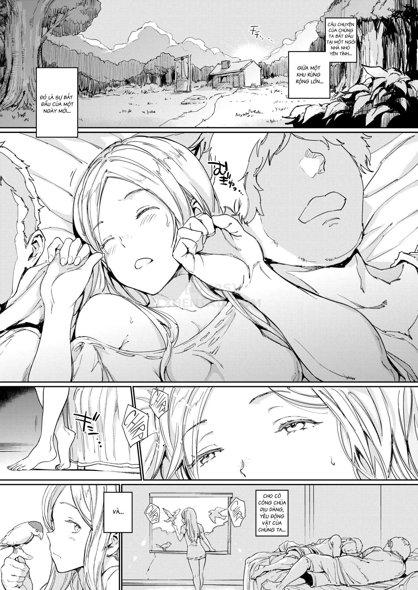 Đọc truyện hentai A Small Home in a Big Forest - Oneshot