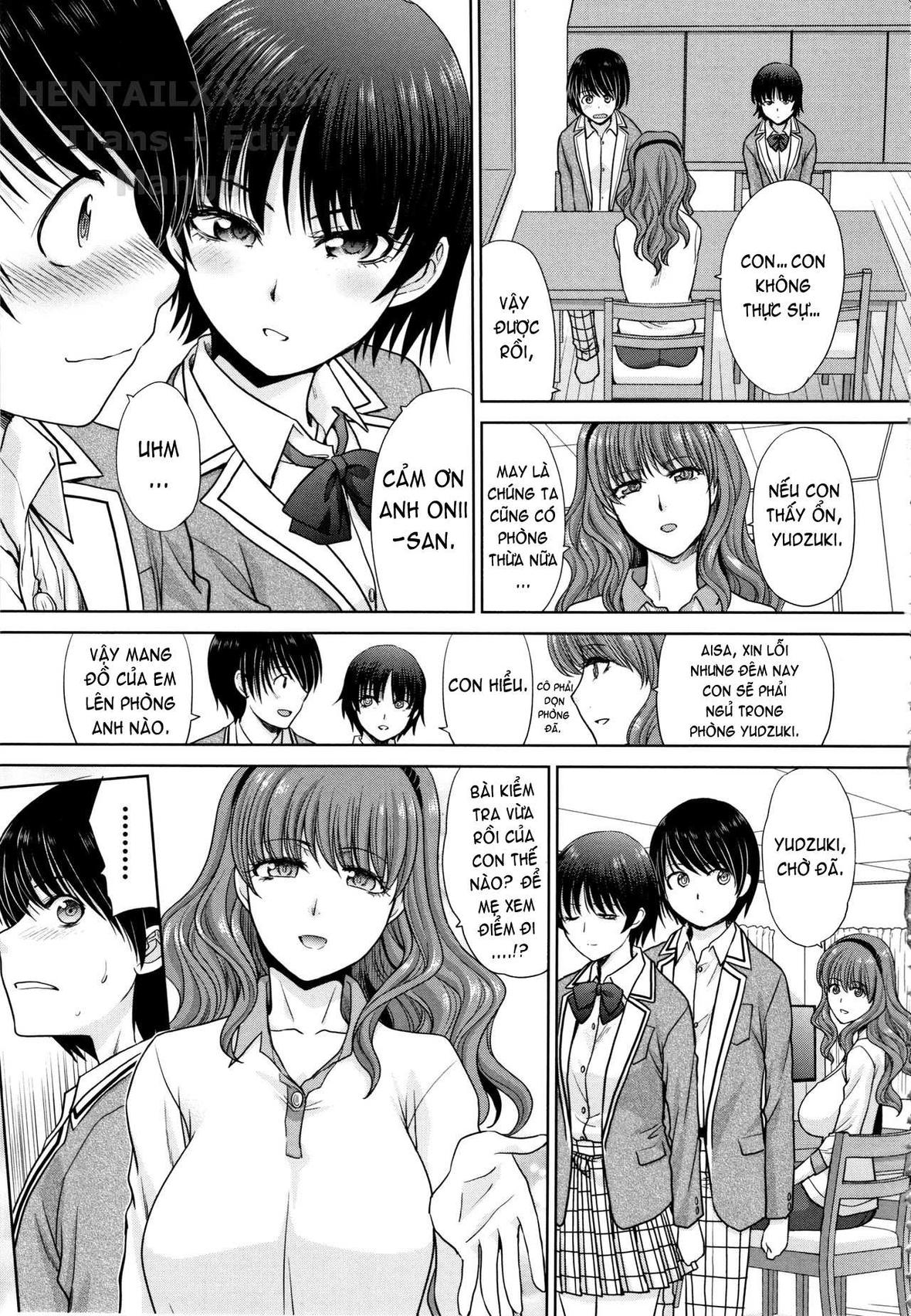 Đọc truyện hentai Mother and Younger Sister Chap 1