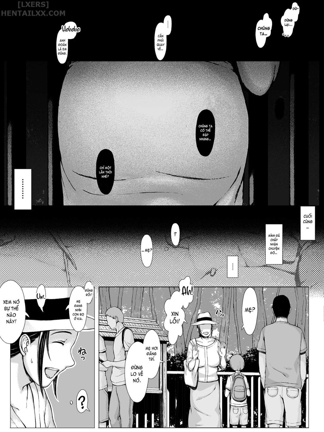 Đọc truyện hentai Hahagui Ottori Okaasan ga Toshishita Yarichin ni Nerawareru Toki Chap 1C