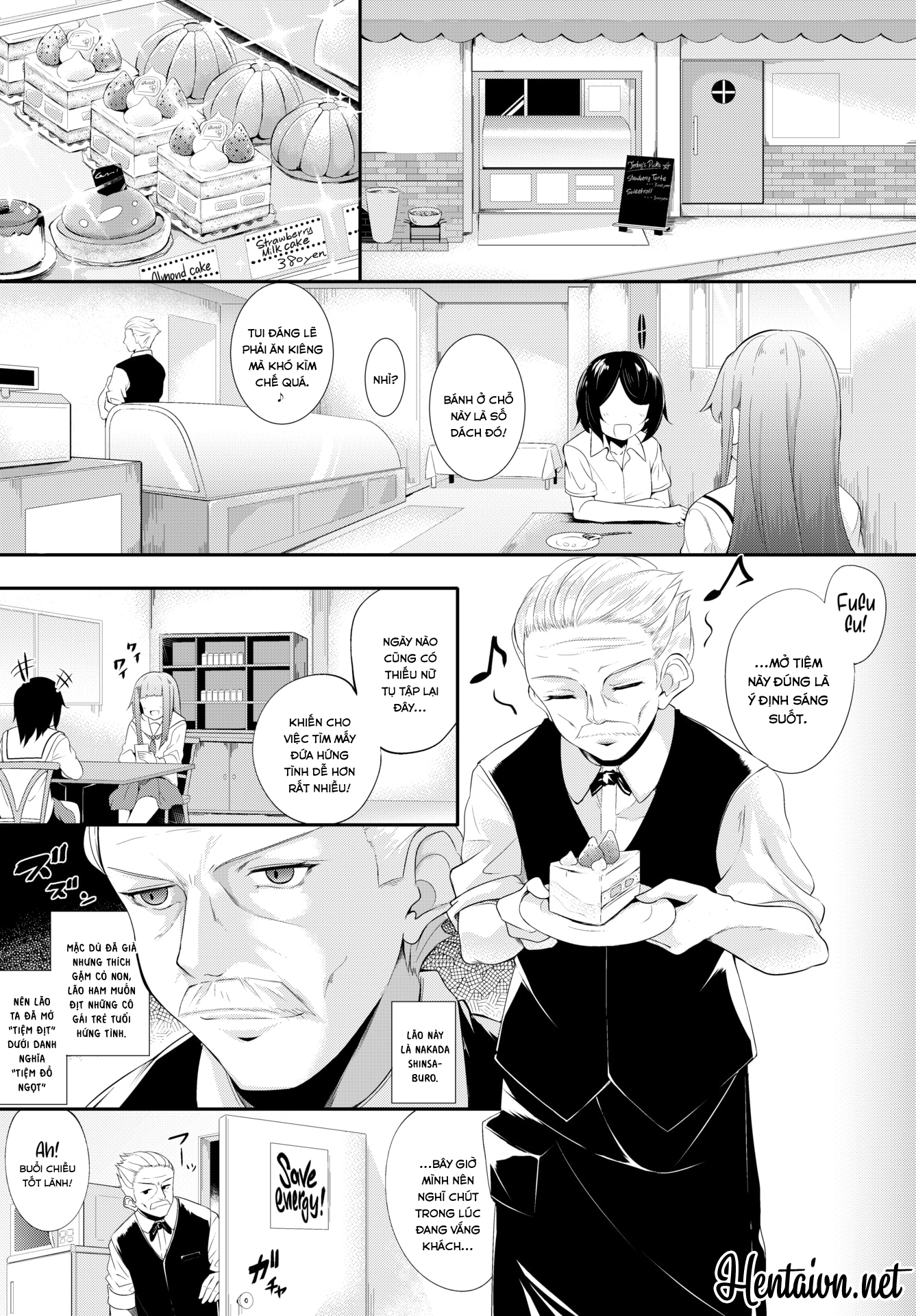 Đọc truyện hentai Bị Ép Phải Ra Tại Tiệm Đồ Ngọt Cuối Phố Chap 1