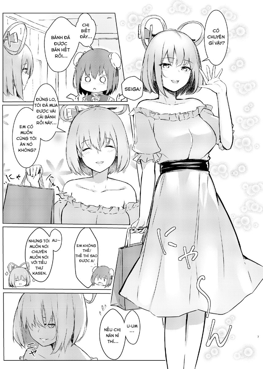 Đọc truyện hentai Kasen-chan ga Seiga-san ni Kawaigarareru Hon - Oneshot