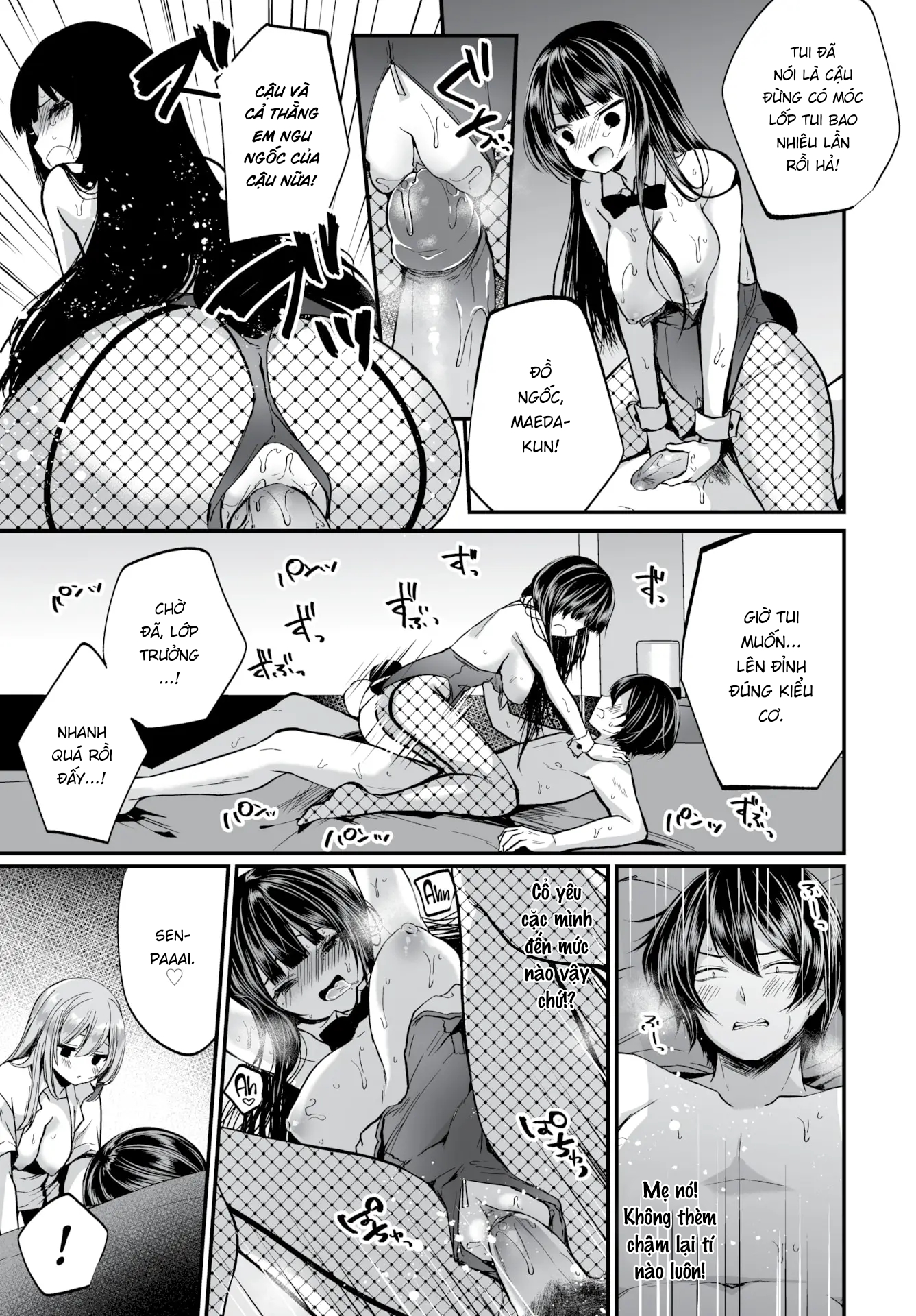 Đọc truyện hentai Gái Ngoan Lớp Tôi Hoá Ra Lại Là Dâm Nữ!? Chap 8 Chị Chị Em Em