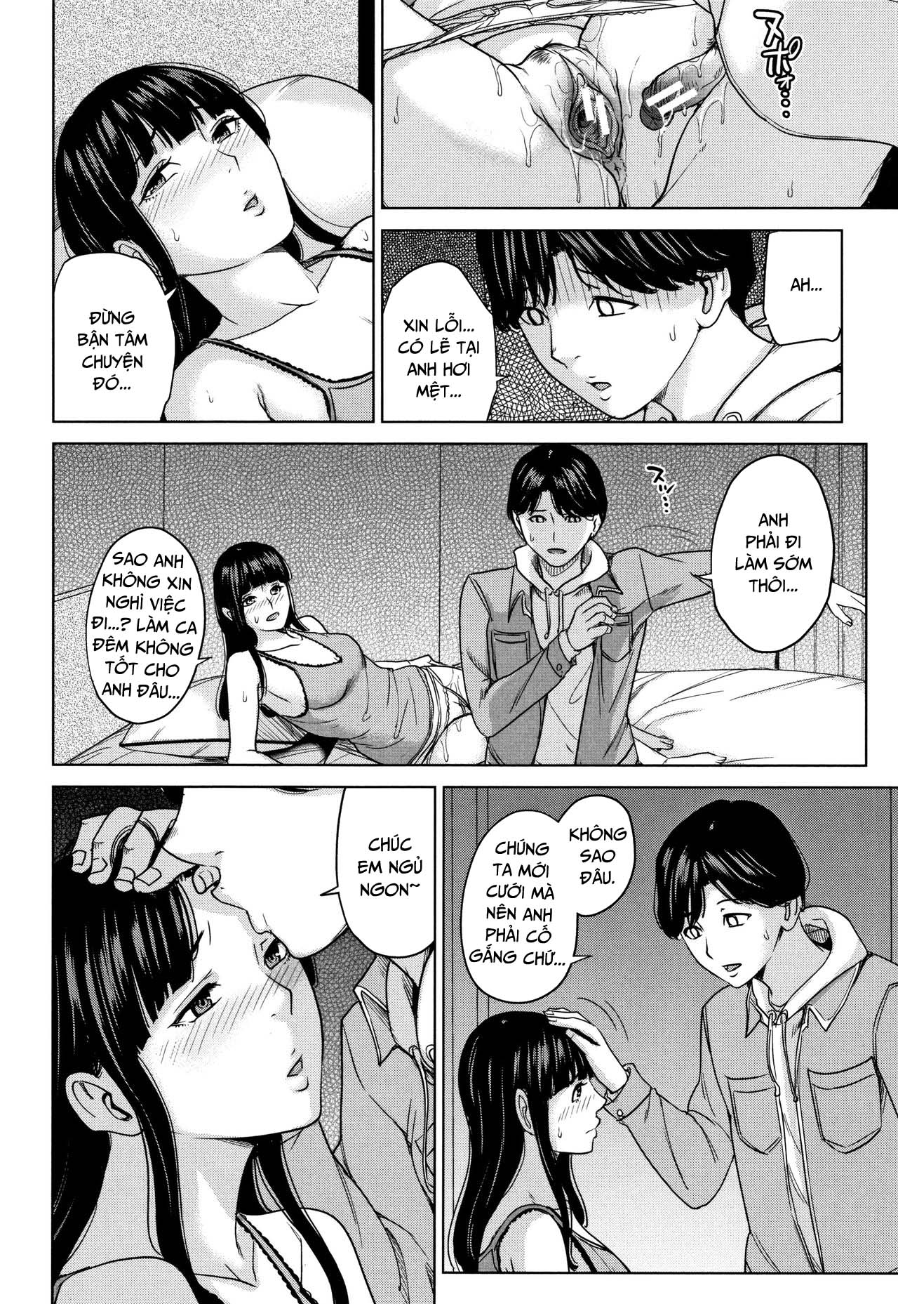 Đọc truyện hentai Kanojo no Mama to Deaikei de Chap 3