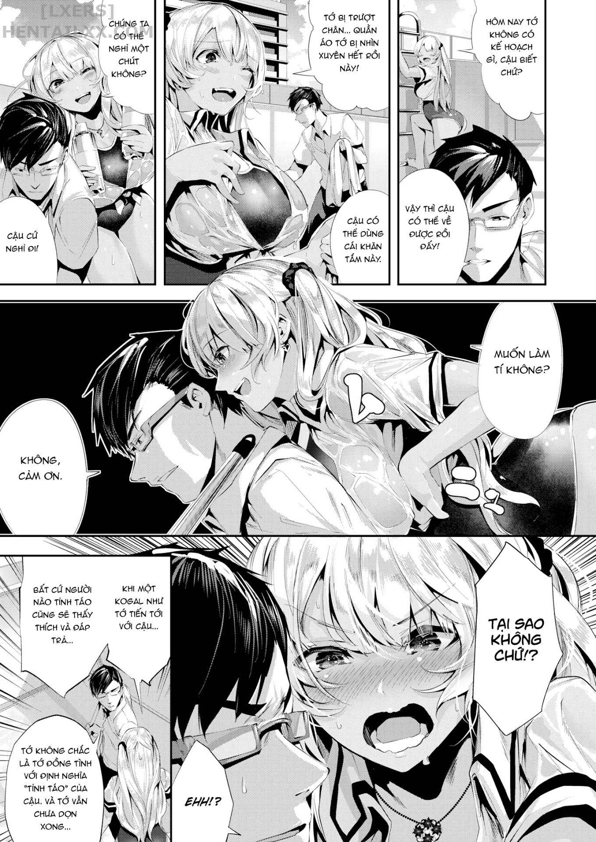 Đọc truyện hentai Milky Time (Trọn bộ) - Chap 3: Light Brown Temptation