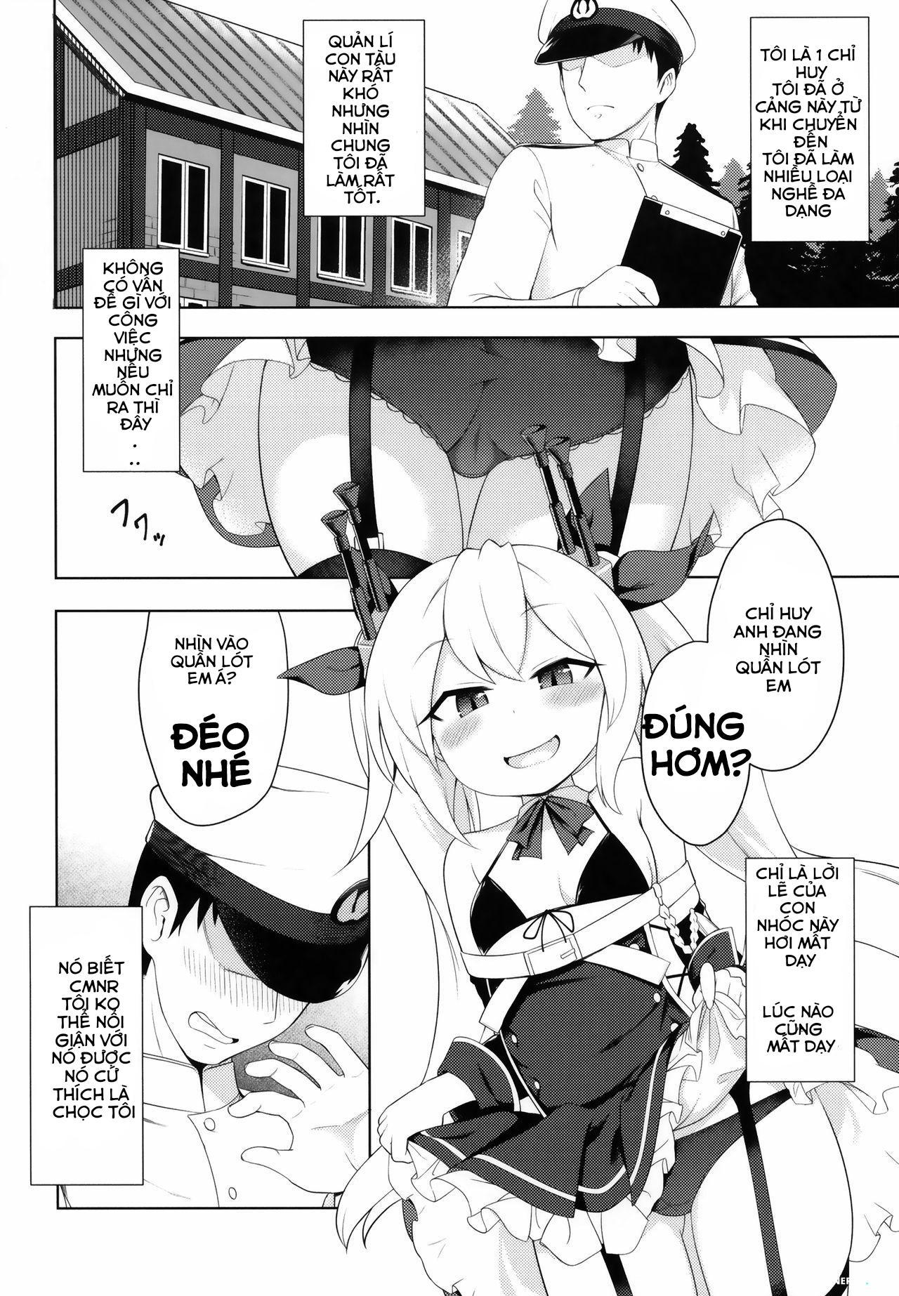 Đọc truyện hentai [Azur lane] Namaiki Kuchikukan Wakarase Challenge Oneshot
