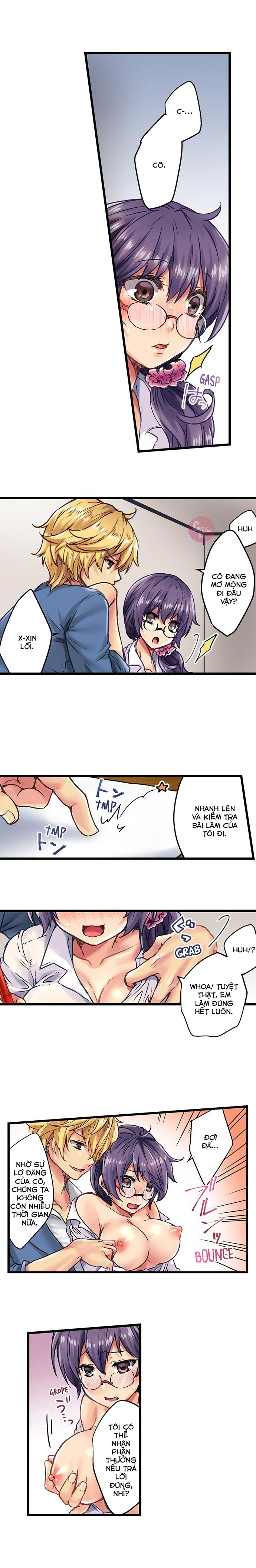 Đọc truyện hentai Thưởng cho học sinh bằng cách chịch! Chap 4