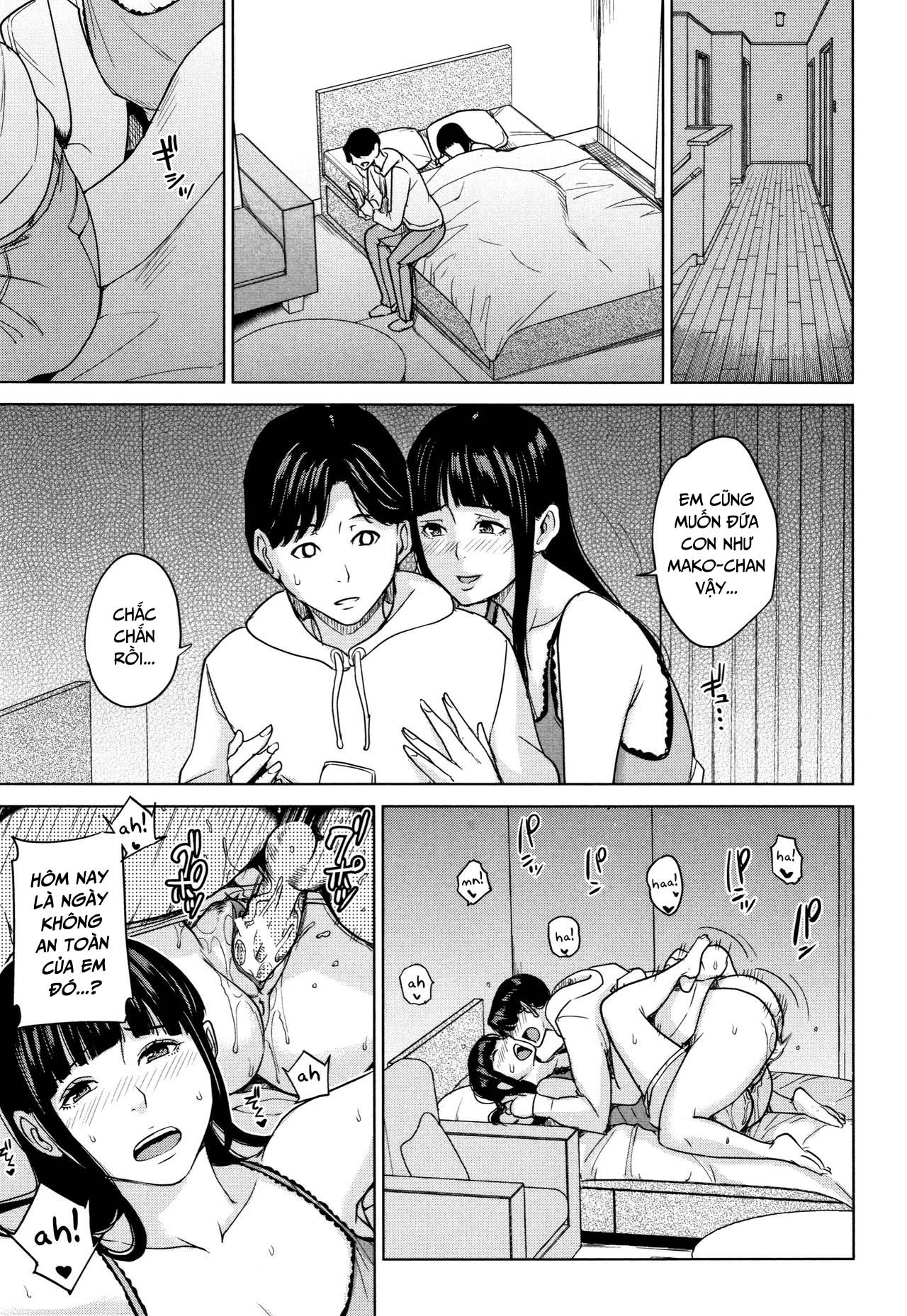 Đọc truyện hentai Kanojo no Mama to Deaikei de Chap 3