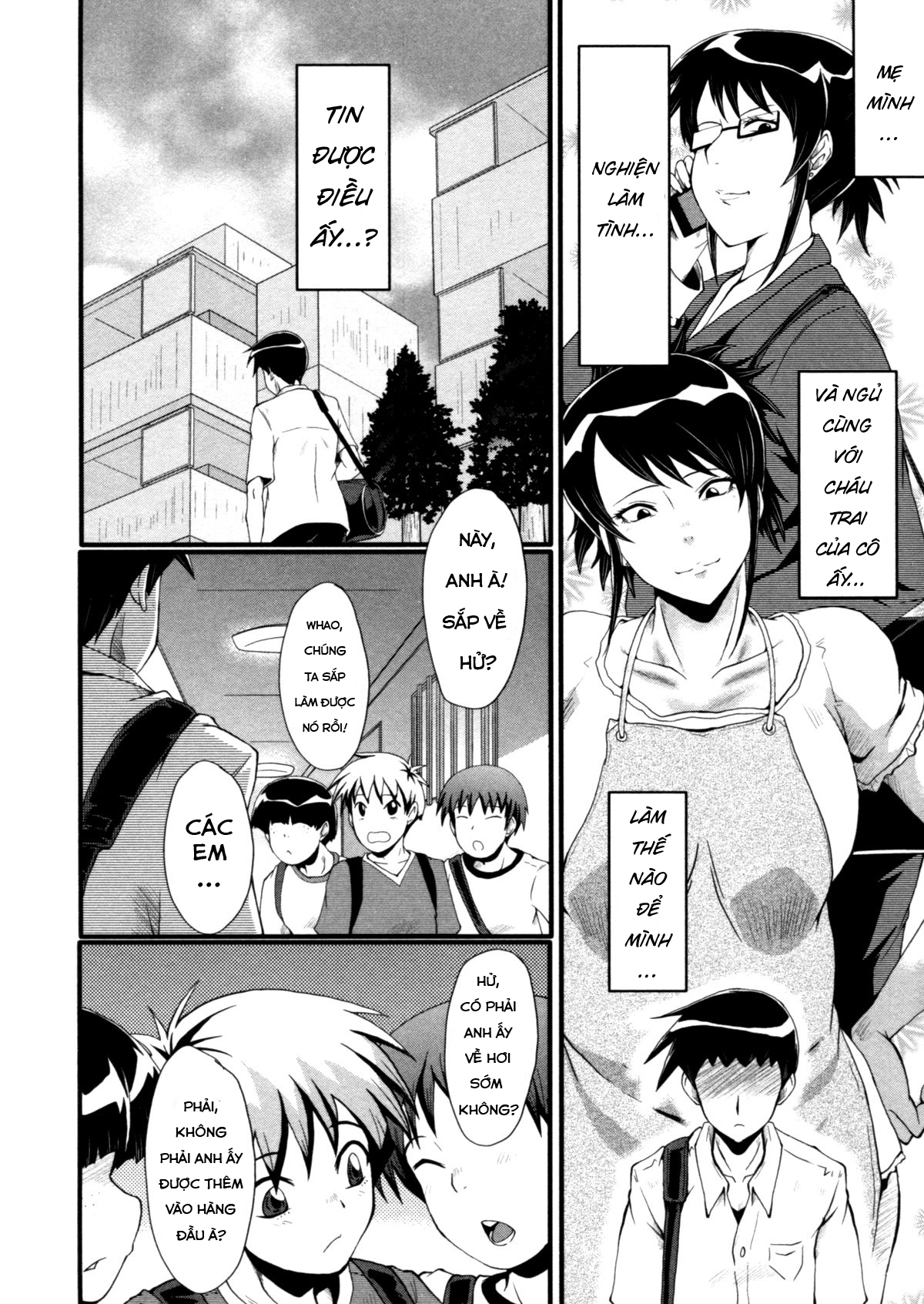 Đọc truyện hentai Haha Wa Buzama Ni Koshi O Furu ~Gogo No Seibo-Tachi~ Chap 3