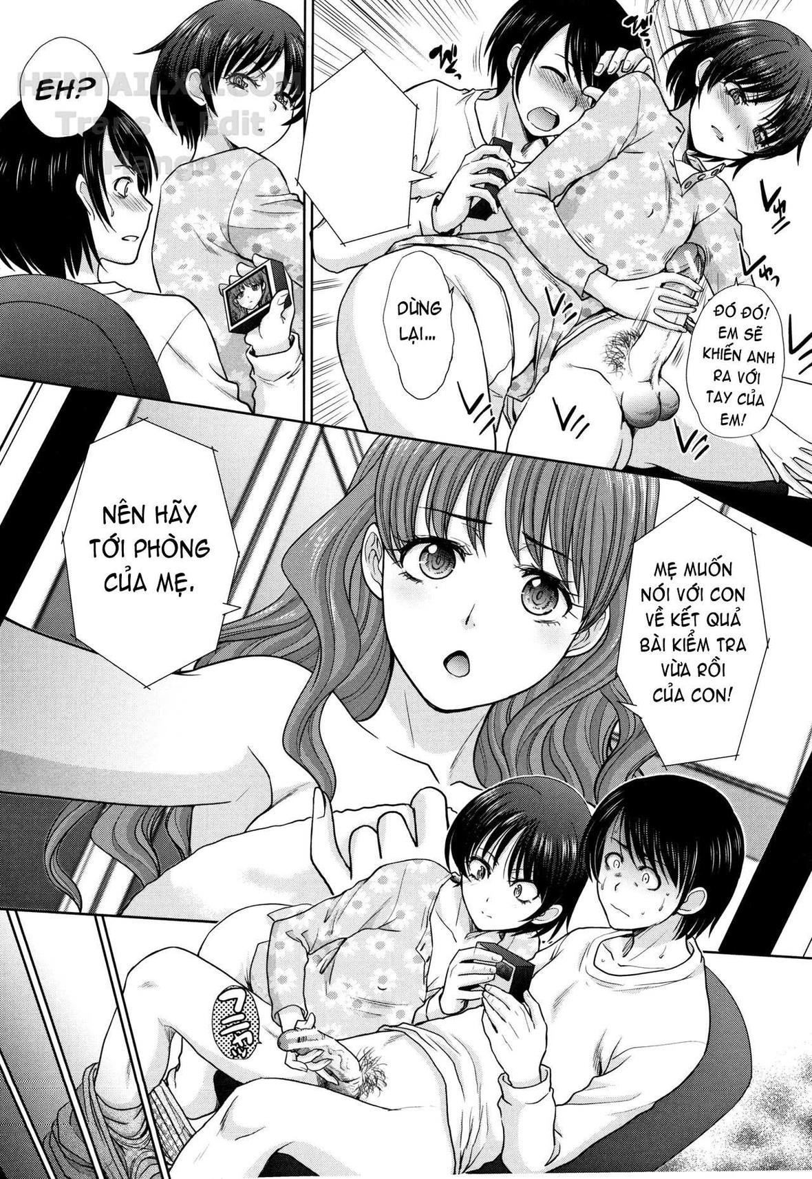Đọc truyện hentai Mother and Younger Sister Chap 2
