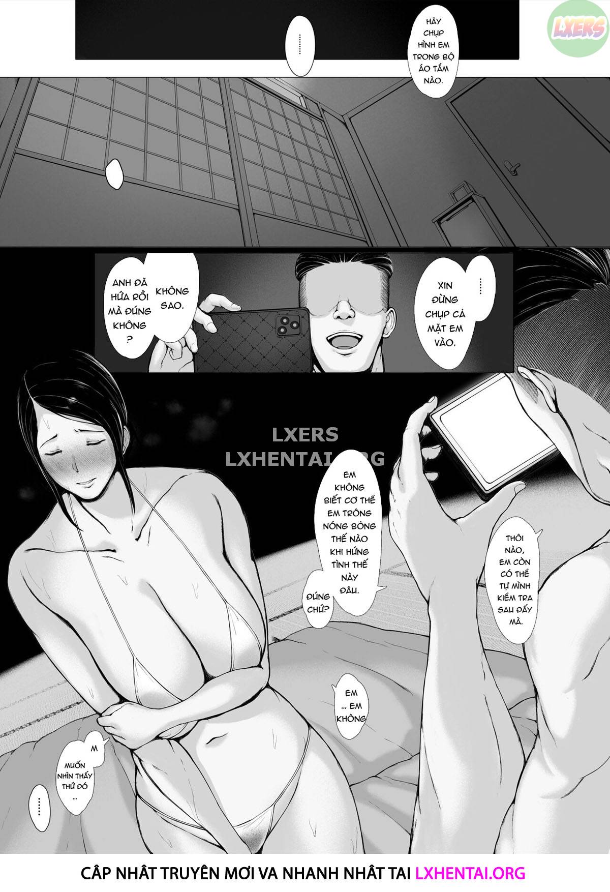 Đọc truyện hentai Hahagui Ottori Okaasan ga Toshishita Yarichin ni Nerawareru Toki Chap 2B