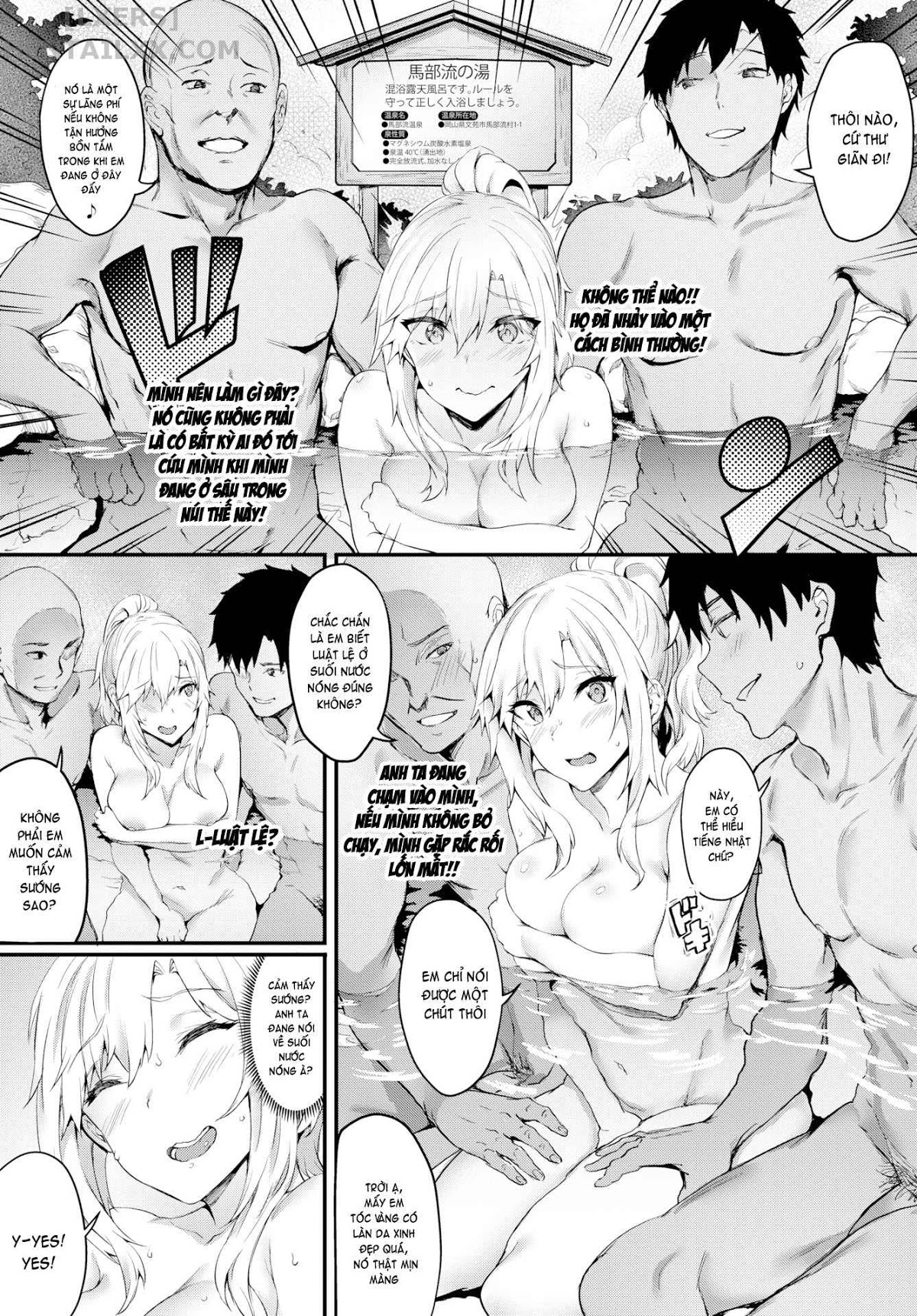 Đọc truyện hentai Onaho Bitch (Trọn bộ) Chap 9: Secret Bath Customs