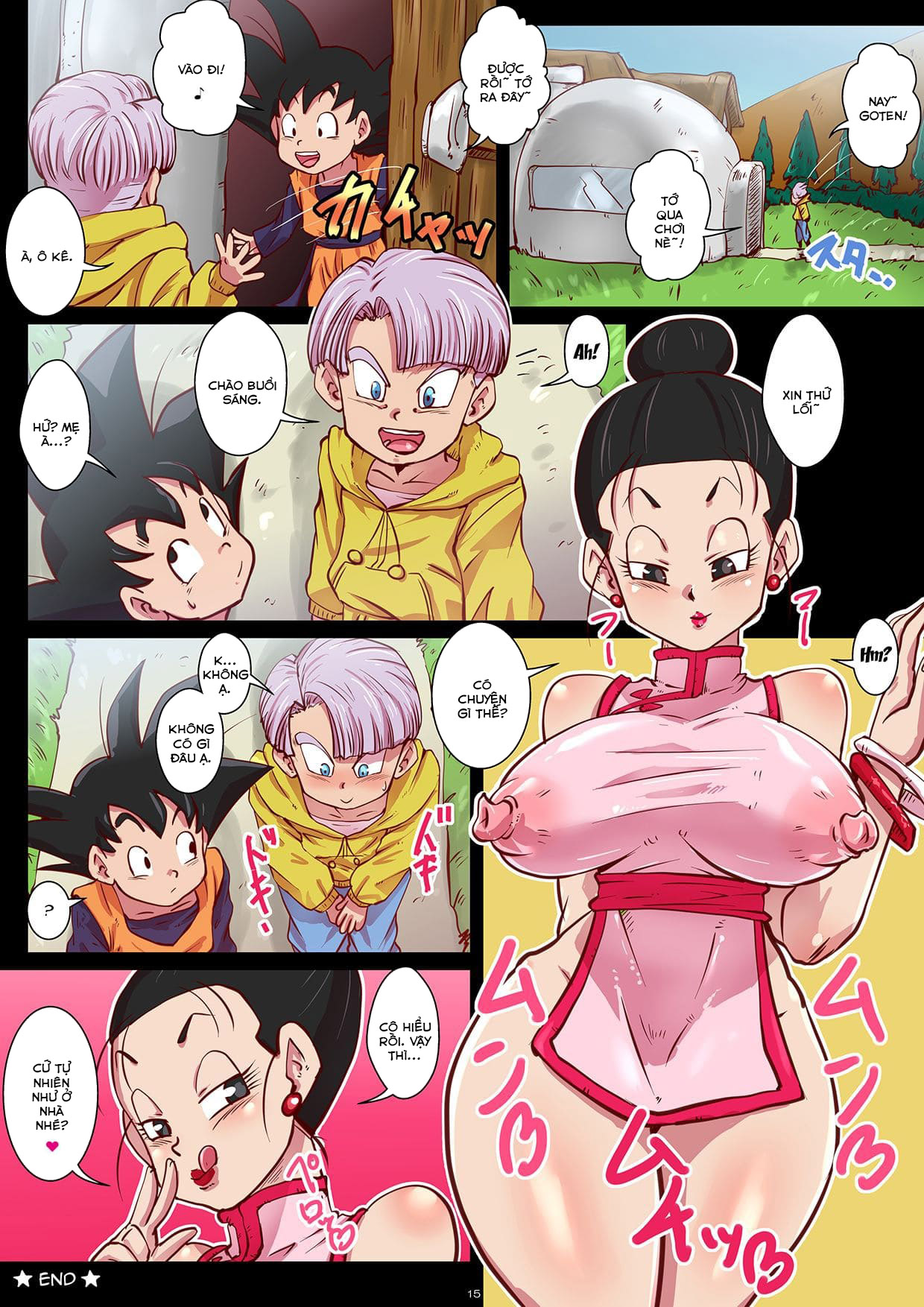 Đọc truyện hentai Goten Kameha ra tinh trùng! Oneshot